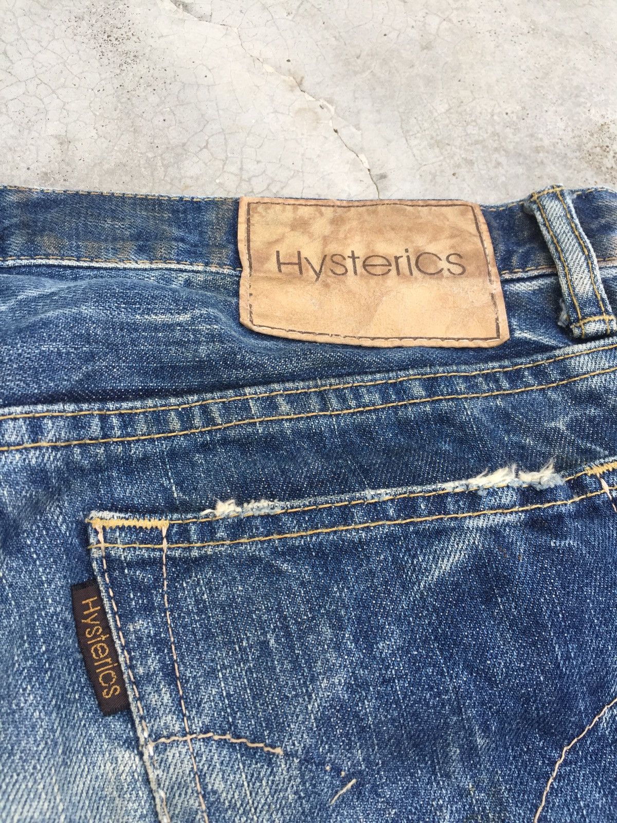 Hysteric Glamour HYSTERIC GLAMOUR FLARED STUDDED STONE WASHED Size US 32 / EU 48 - 18 Thumbnail