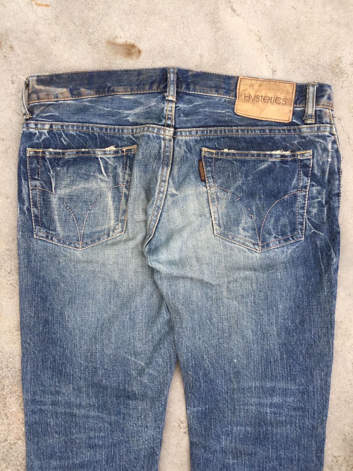 Hysteric Glamour HYSTERIC GLAMOUR FLARED STUDDED STONE WASHED Size US 32 / EU 48 - 17 Thumbnail