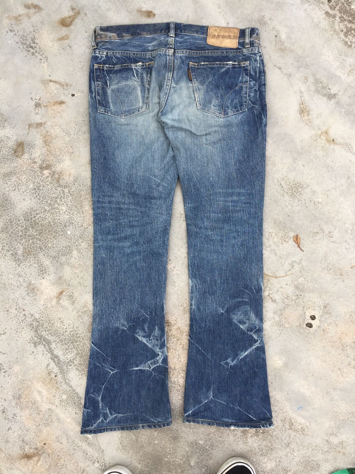 Hysteric Glamour HYSTERIC GLAMOUR FLARED STUDDED STONE WASHED Size US 32 / EU 48 - 15 Thumbnail