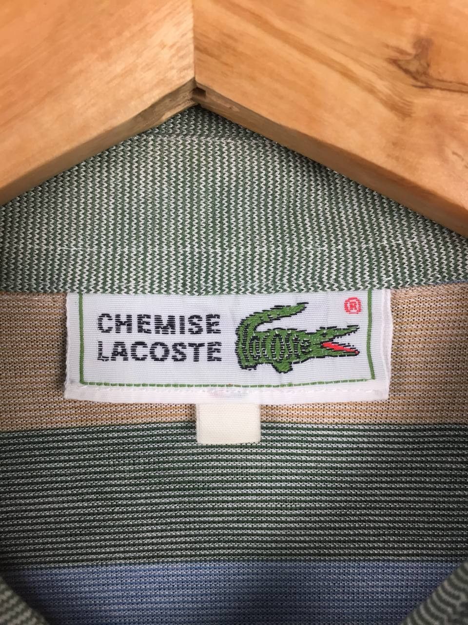 Lacoste Vtg Chemise Lacoste Stripe Longsleeve Polo Tee Size US M / EU 48-50 / 2 - 7 Thumbnail