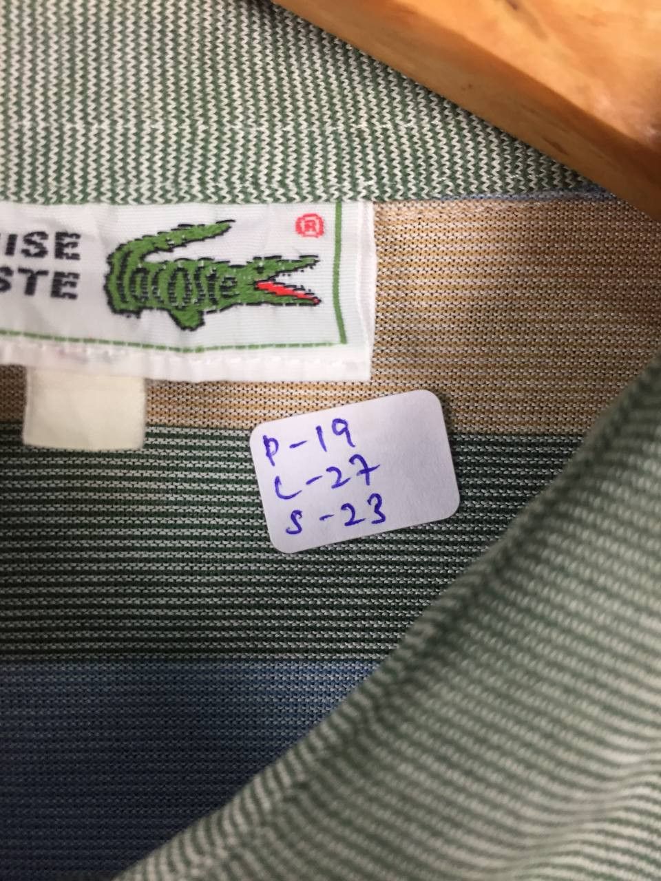 Lacoste Vtg Chemise Lacoste Stripe Longsleeve Polo Tee Size US M / EU 48-50 / 2 - 10 Thumbnail