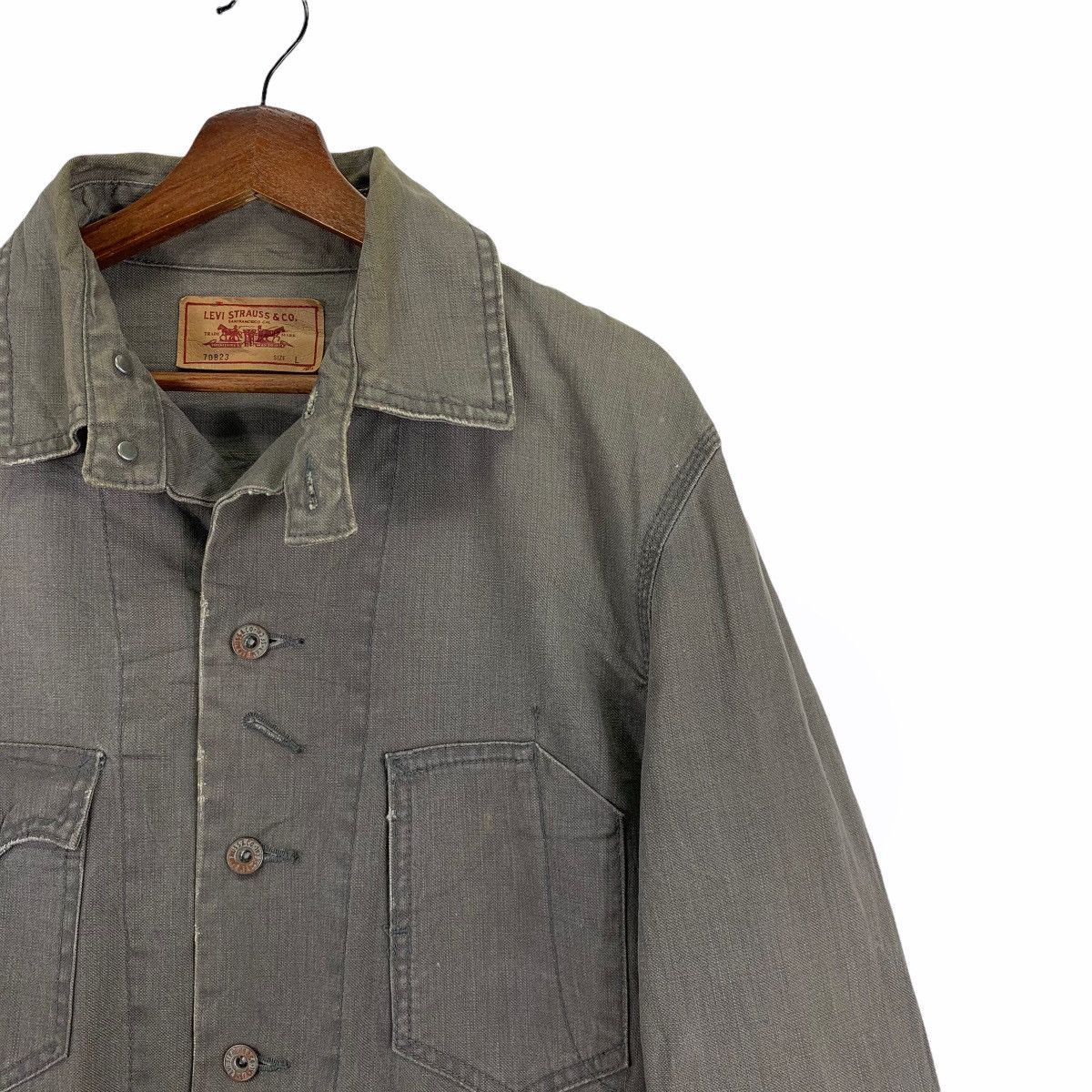Levi's VINTAGE LEVI’S TRUCKER DENIM CHORE JACKET Size US L / EU 52-54 / 3 - 6 Thumbnail
