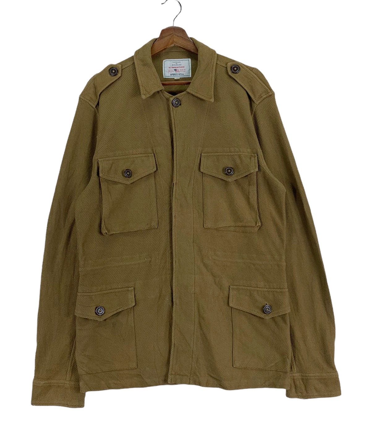 Avirex × Vintage VINTAGE AVIREX USA MULTIPLE POCKET BUTTON JACKET Size US L / EU 52-54 / 3 - 1 Thumbnail