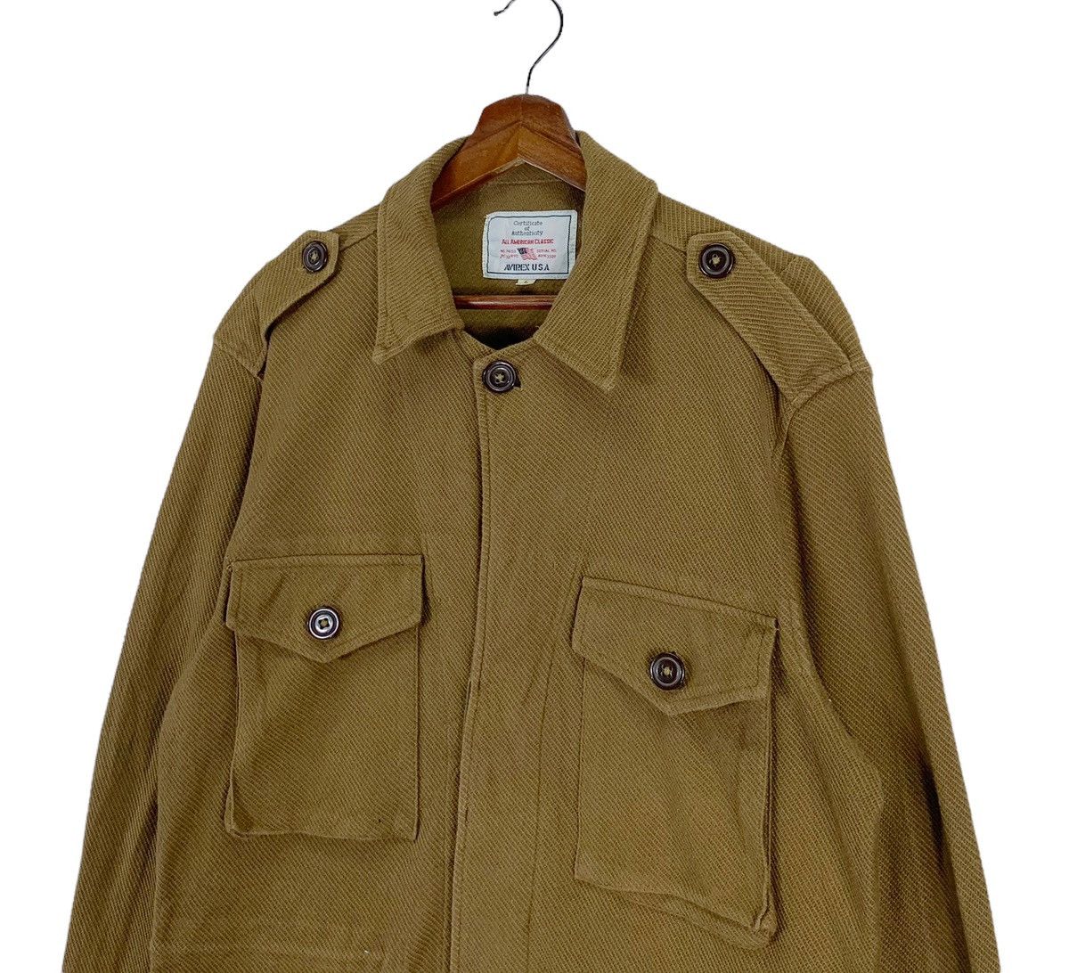 Avirex × Vintage VINTAGE AVIREX USA MULTIPLE POCKET BUTTON JACKET Size US L / EU 52-54 / 3 - 4 Thumbnail