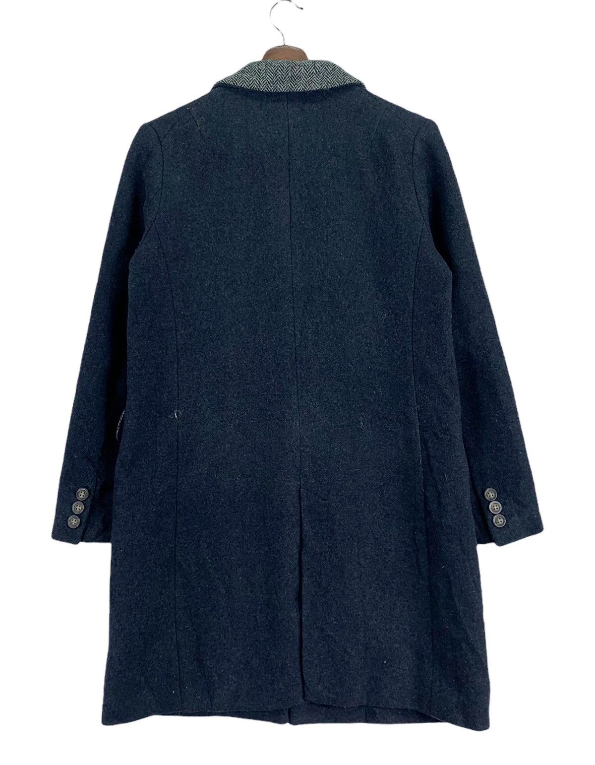Harris Tweed VINTAGE HARRIS TWEED X EARTH WOOL LONG COAT Size US S / EU 44-46 / 1 - 8 Thumbnail