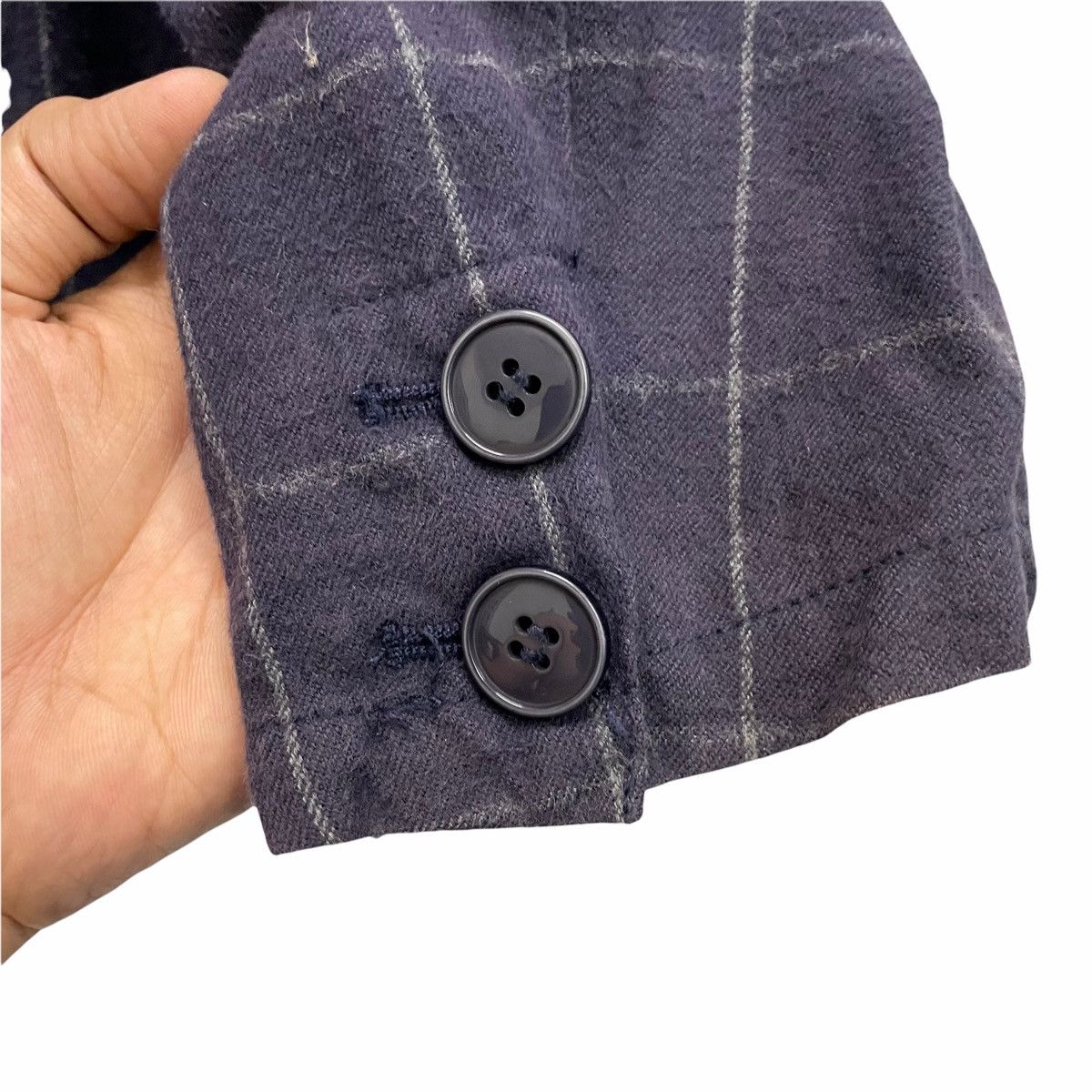 Issey Miyake × Japanese Brand × Ne-Net 💥Ne-net by Issey Miyake Button Tartan Jacket Size US M / EU 48-50 / 2 - 5 Thumbnail