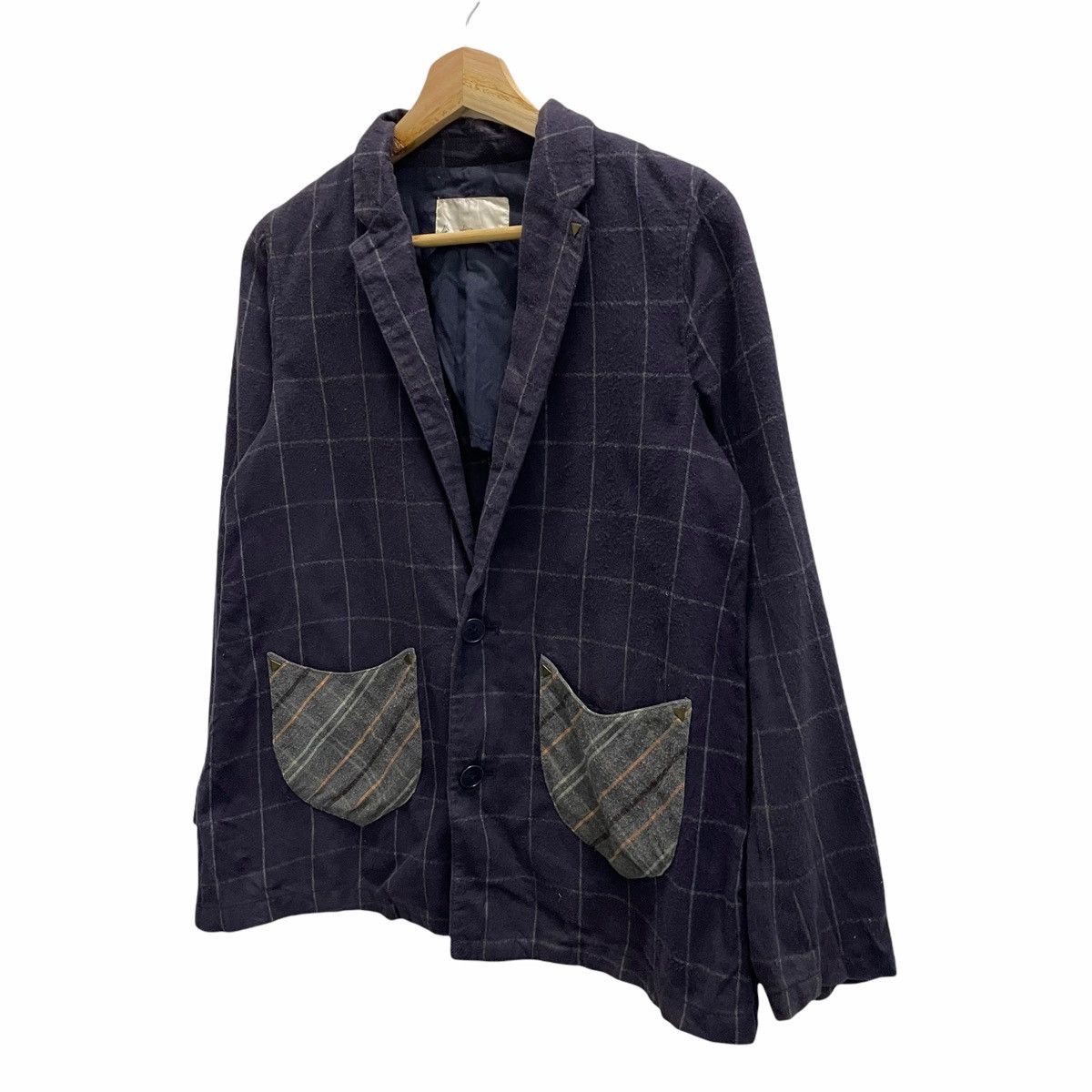Issey Miyake × Japanese Brand × Ne-Net 💥Ne-net by Issey Miyake Button Tartan Jacket Size US M / EU 48-50 / 2 - 4 Thumbnail