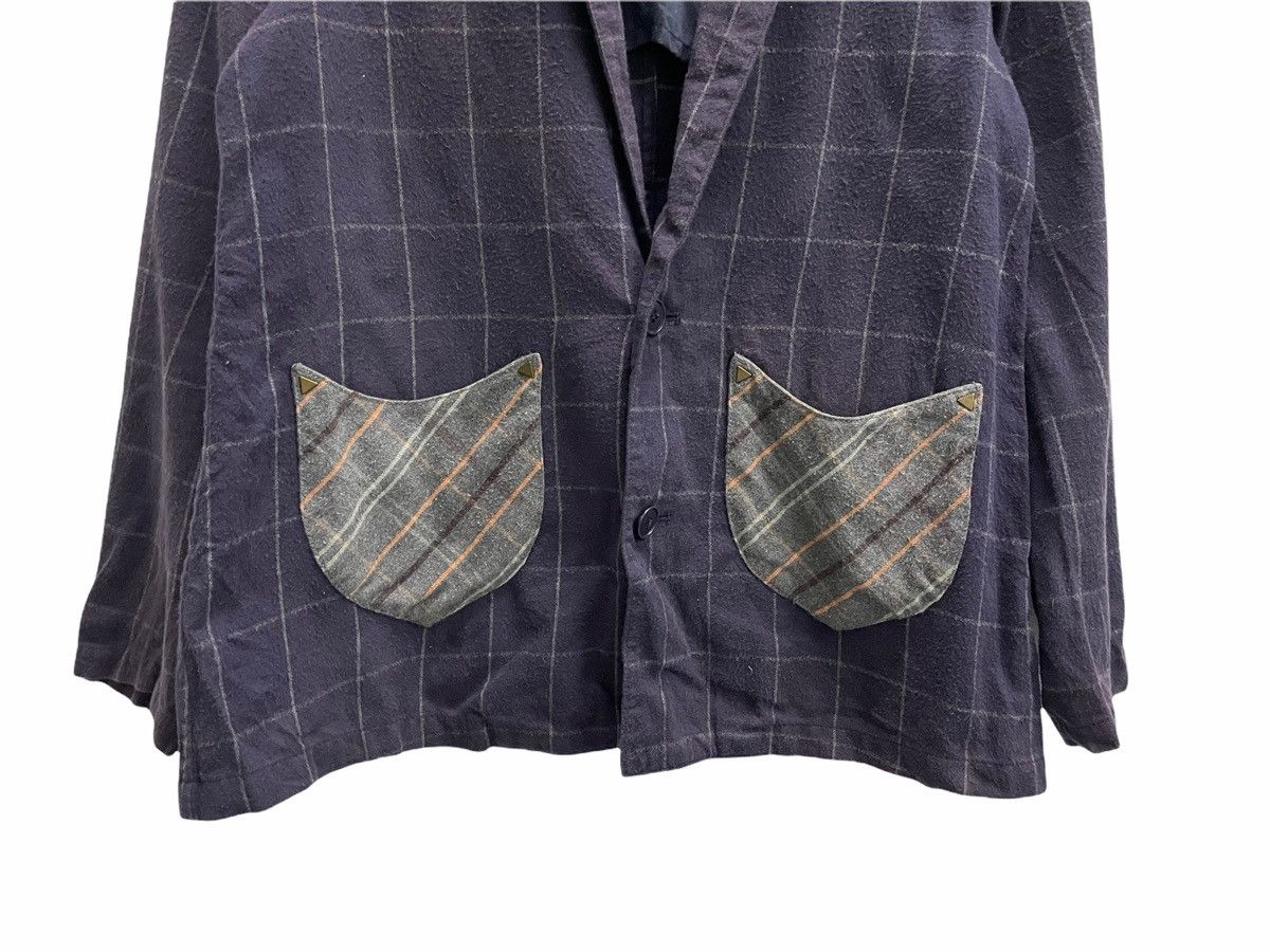 Issey Miyake × Japanese Brand × Ne-Net 💥Ne-net by Issey Miyake Button Tartan Jacket Size US M / EU 48-50 / 2 - 3 Thumbnail