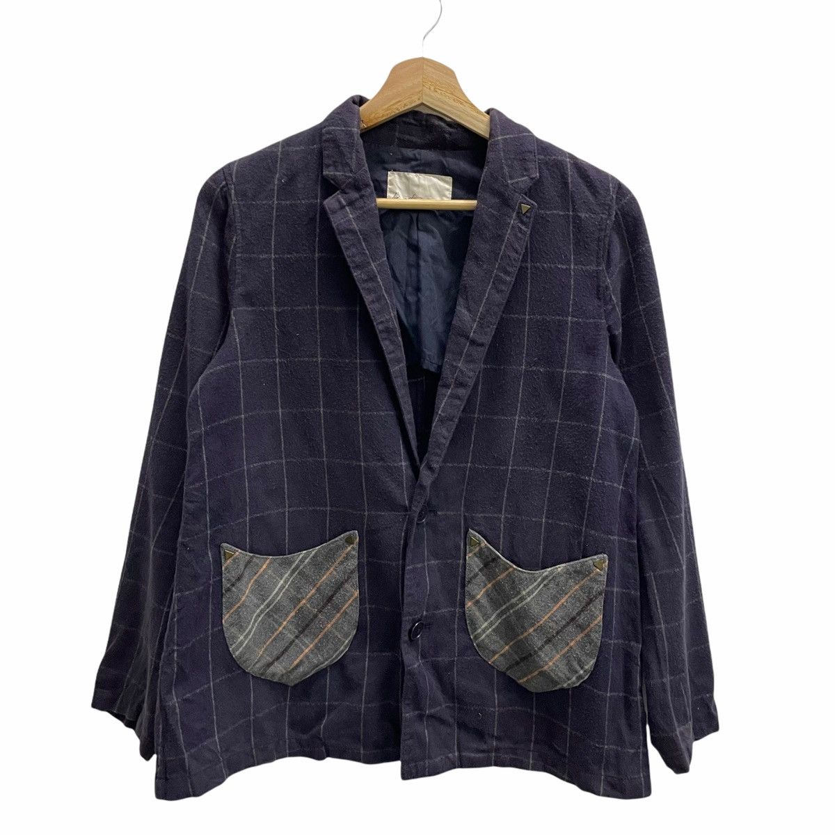 💥Ne-net by Issey Miyake Button Tartan Jacket