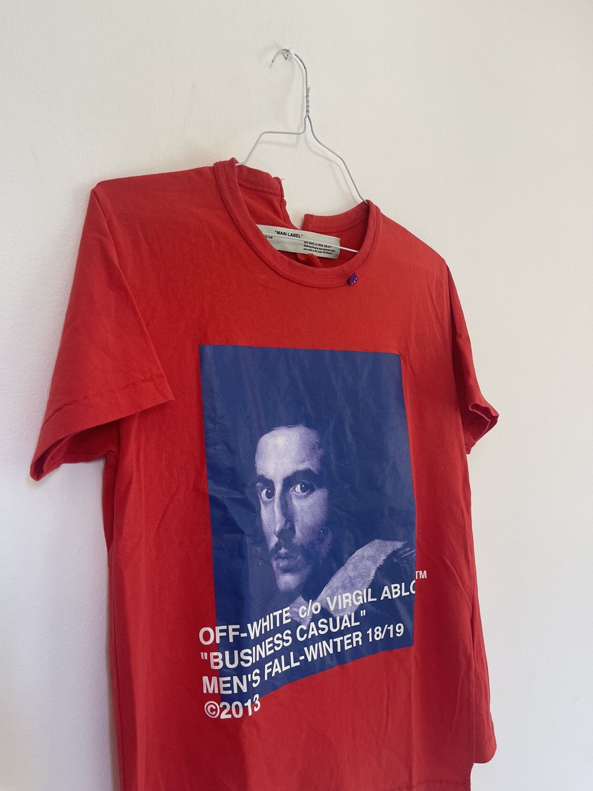 Off-White Off white Bernini RED TEE Size US S / EU 44-46 / 1 - 6 Thumbnail