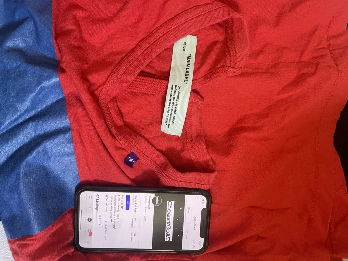 Off-White Off white Bernini RED TEE Size US S / EU 44-46 / 1 - 9 Thumbnail