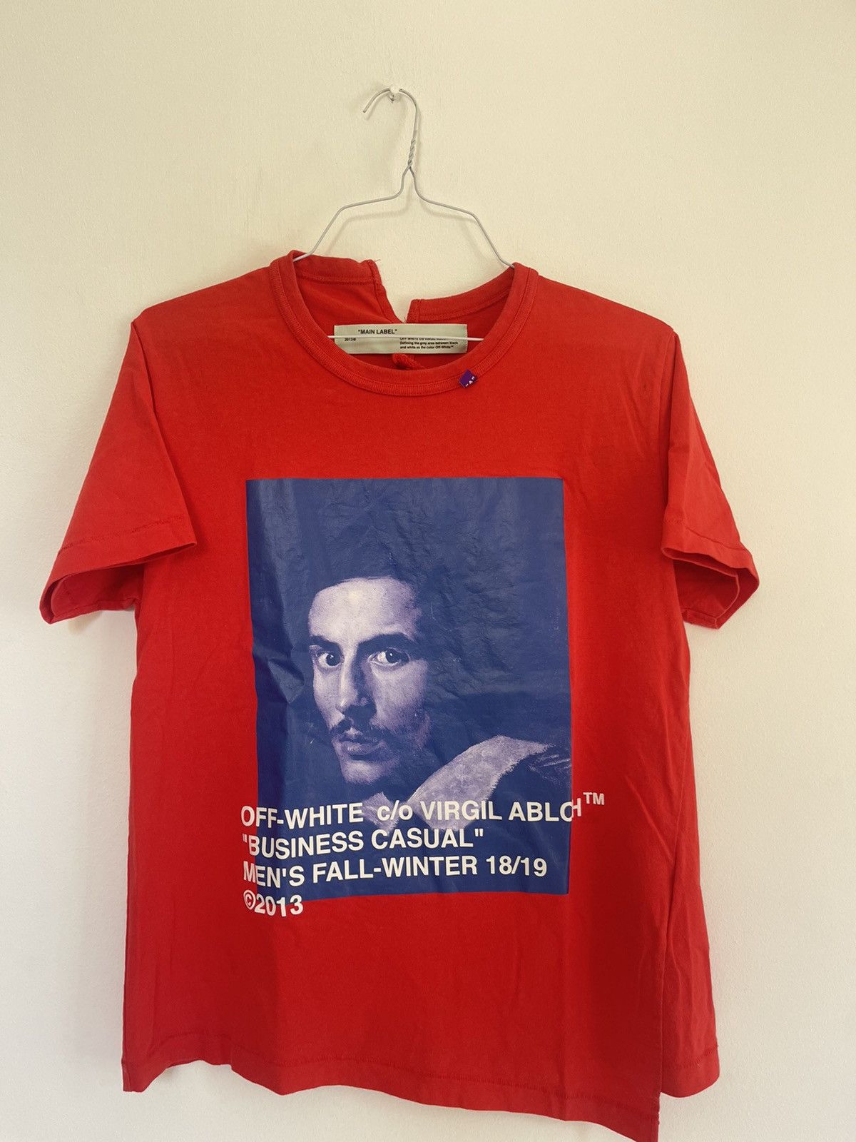 Off-White Off white Bernini RED TEE Size US S / EU 44-46 / 1 - 5 Thumbnail