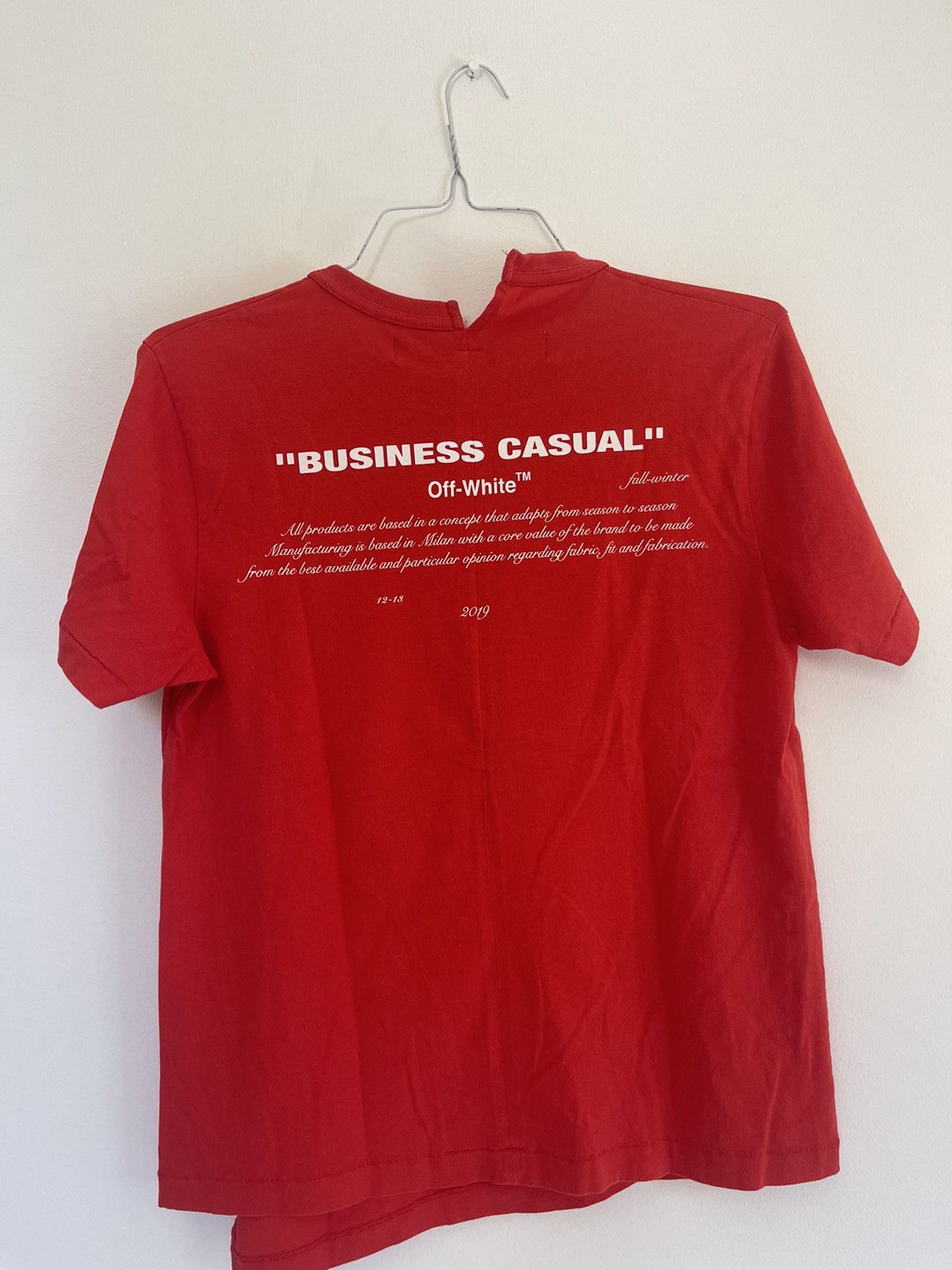 Off-White Off white Bernini RED TEE Size US S / EU 44-46 / 1 - 8 Thumbnail