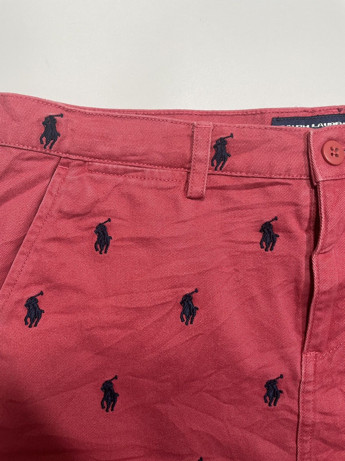 Polo Ralph Lauren × Vintage Vintage Polo Ralph Lauren Skirt Pony Logo Monogram embroider Size 31" - 8 Thumbnail