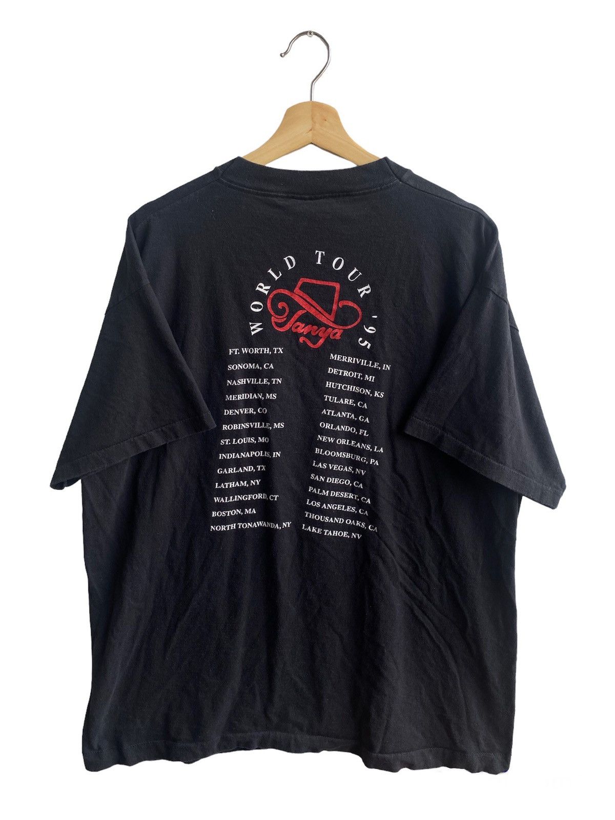 Vintage 90s Tanya Tucker World Tour tee
