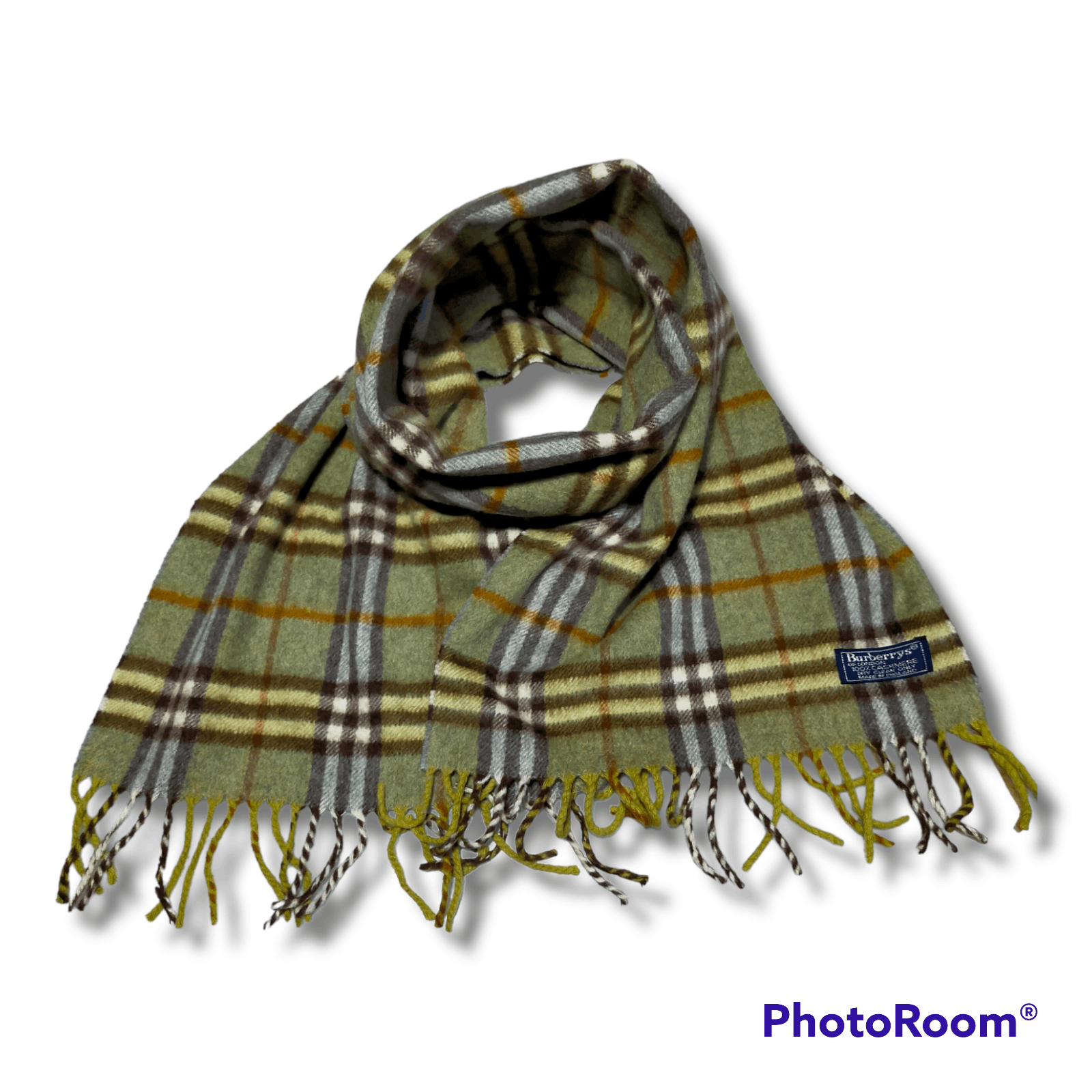 Burberry × Vintage BURBERRYS SCARF CHECK PATTERN MUFFLER CASHMERE Size ONE SIZE - 1 Thumbnail