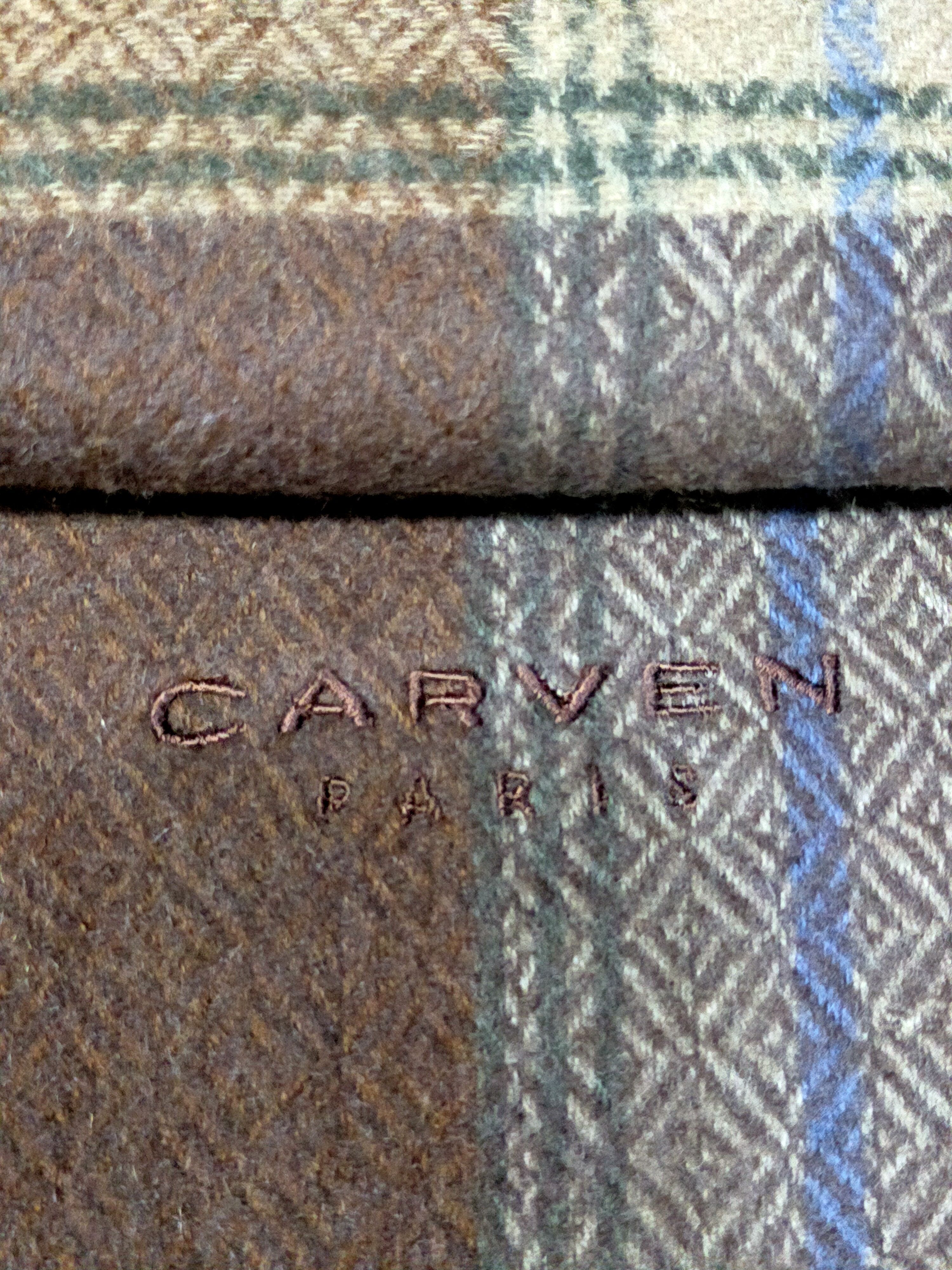 Carven × Vintage CARVEN PARIS REVERSABLE CASHMERE SCARF MUFFLER Size ONE SIZE - 4 Thumbnail