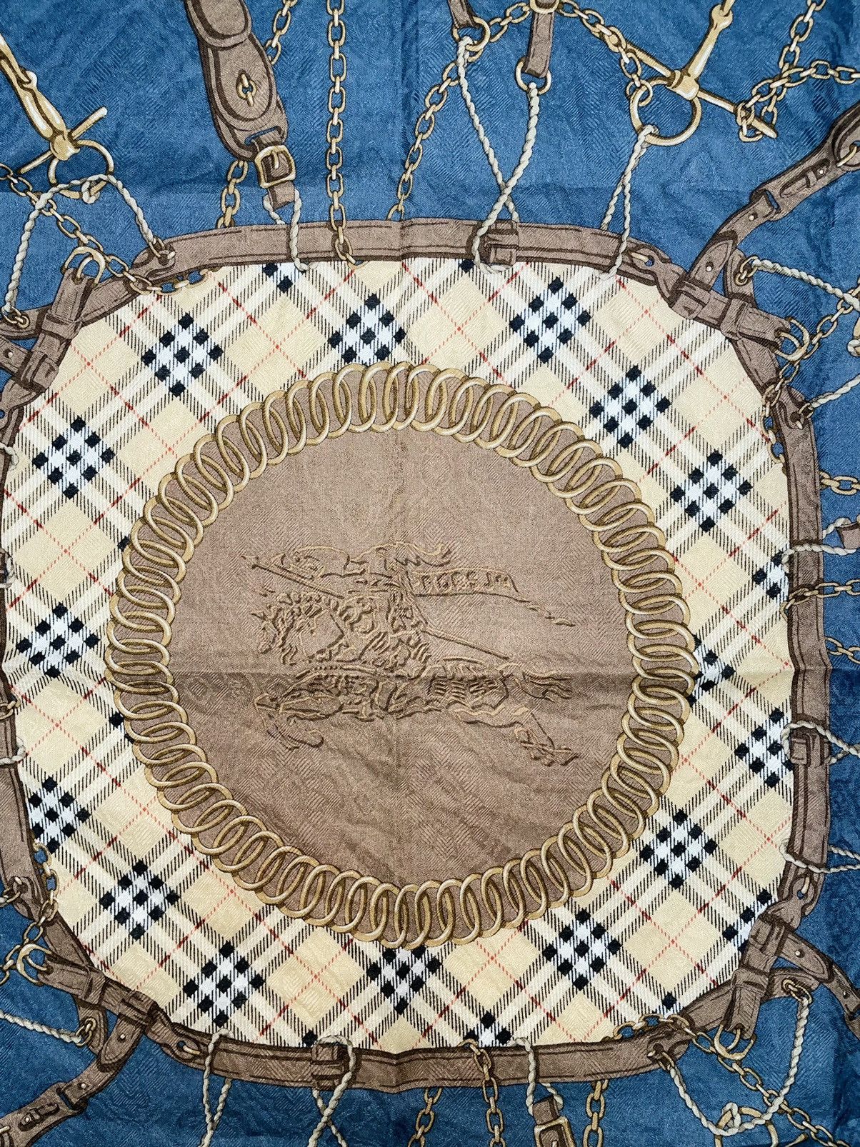 Burberry × Burberry Prorsum × Vintage Vintage Burberrys Bandana Handkerchi Nova check plaid tartan Size ONE SIZE - 7 Thumbnail