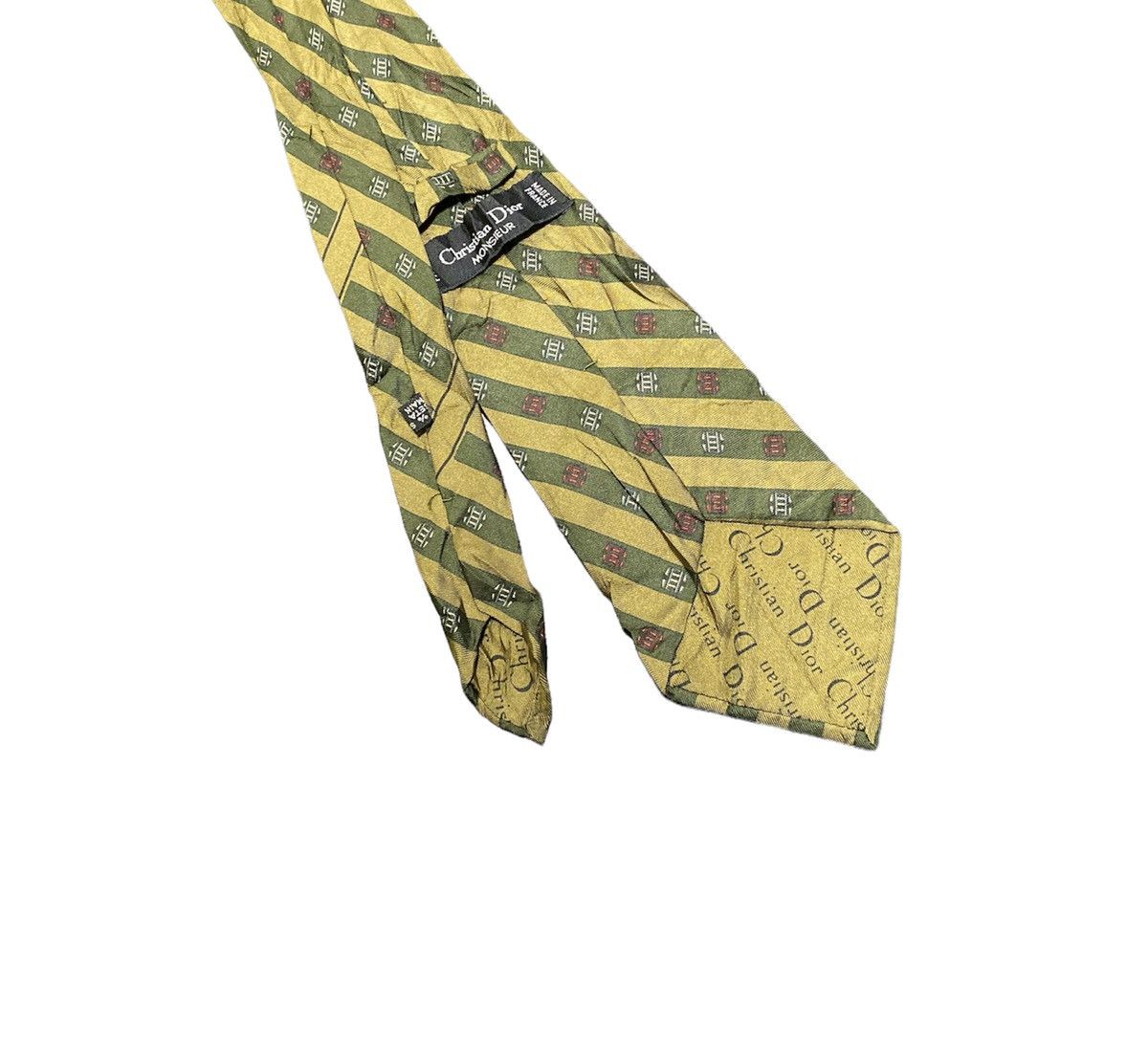 Christian Dior Monsieur × Designer × Dior Designer Christian Dior rare abstract Design Tie Size ONE SIZE - 2 Thumbnail