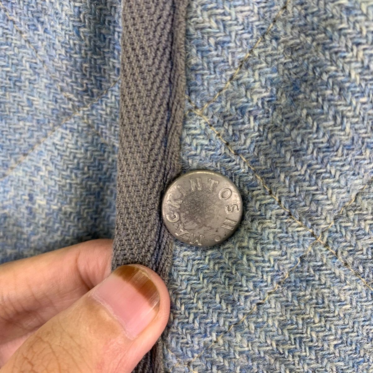 Mackintosh × Paul Smith VINTAGE PAUL SMITH MACKINTOSH QUILTED JACKET WOOL Size US M / EU 48-50 / 2 - 5 Thumbnail