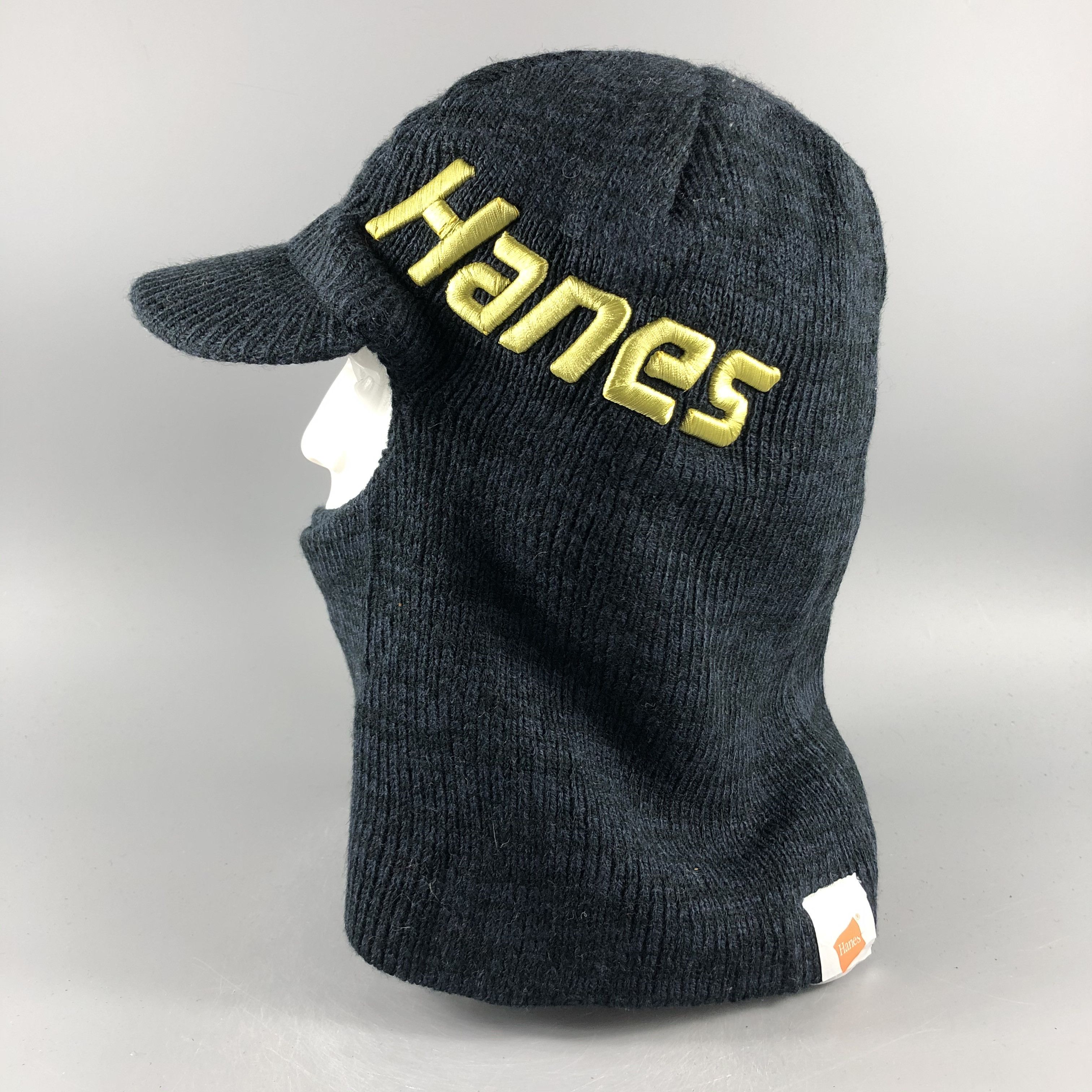Hanes × Vintage Hanes Ski Mask Visor Beanie Snow Hat Snow Cap -D648 Size ONE SIZE - 1 Thumbnail