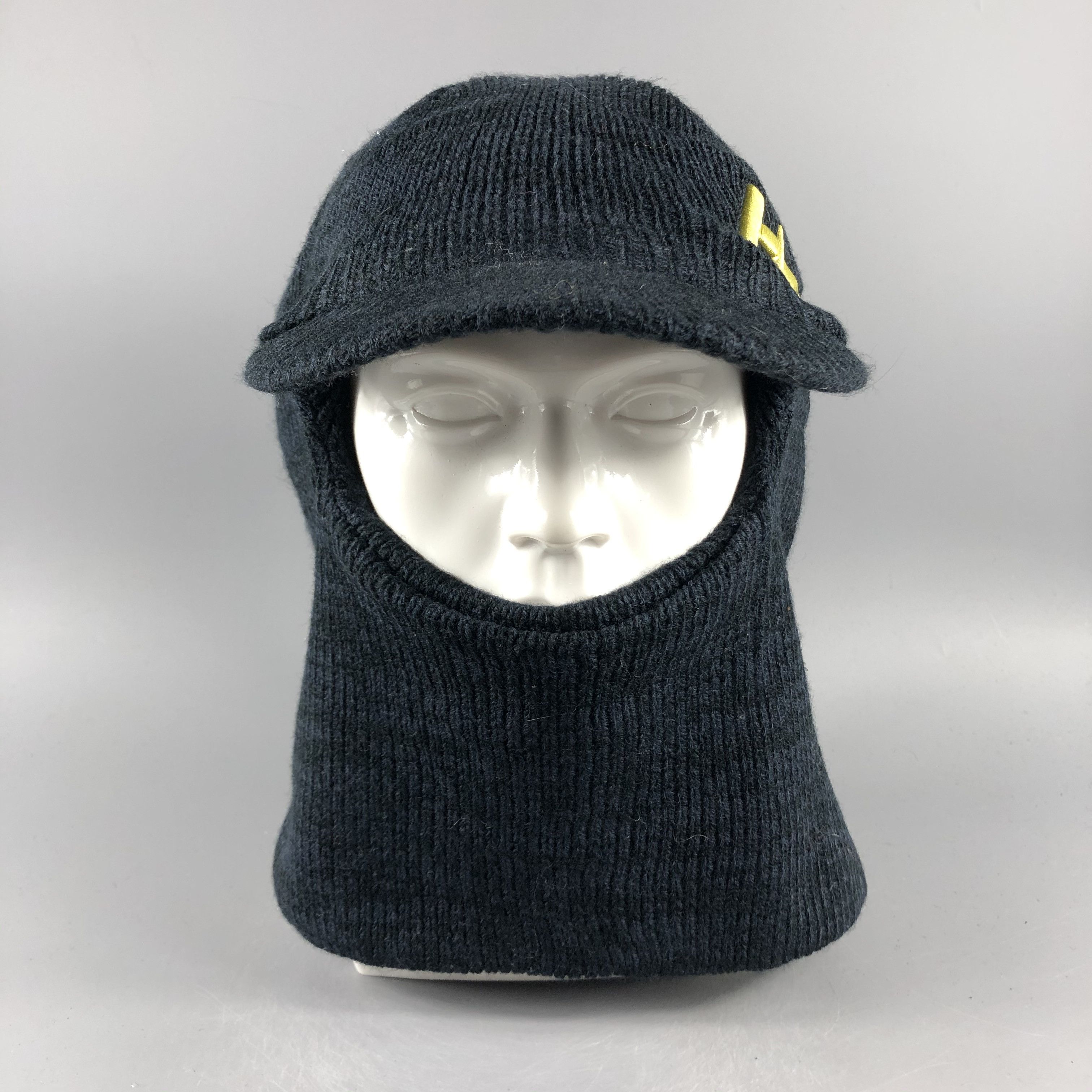 Hanes × Vintage Hanes Ski Mask Visor Beanie Snow Hat Snow Cap -D648 Size ONE SIZE - 2 Thumbnail
