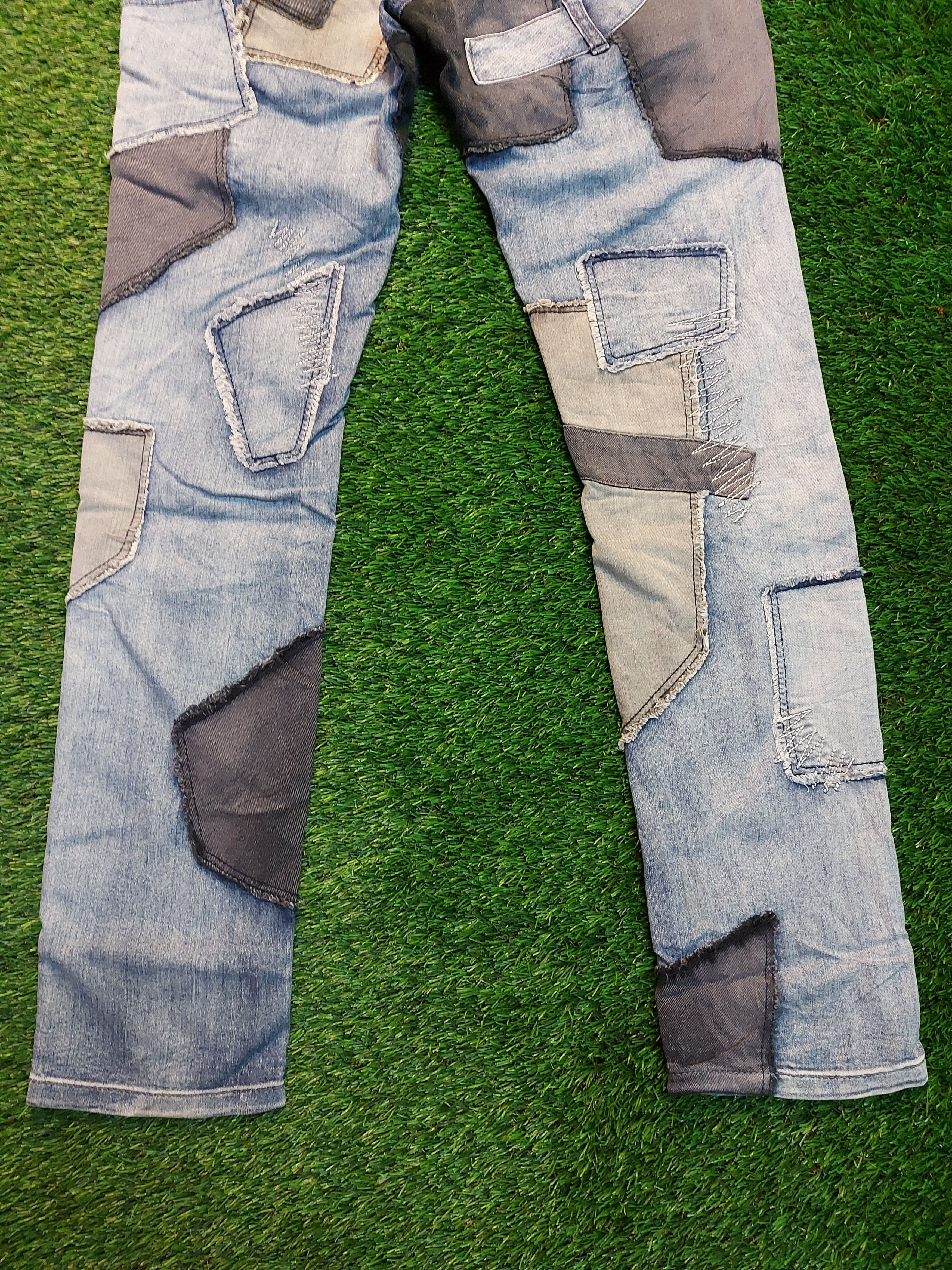 Other (J49) ARTKA - patches jeans Size US 29 - 12 Thumbnail