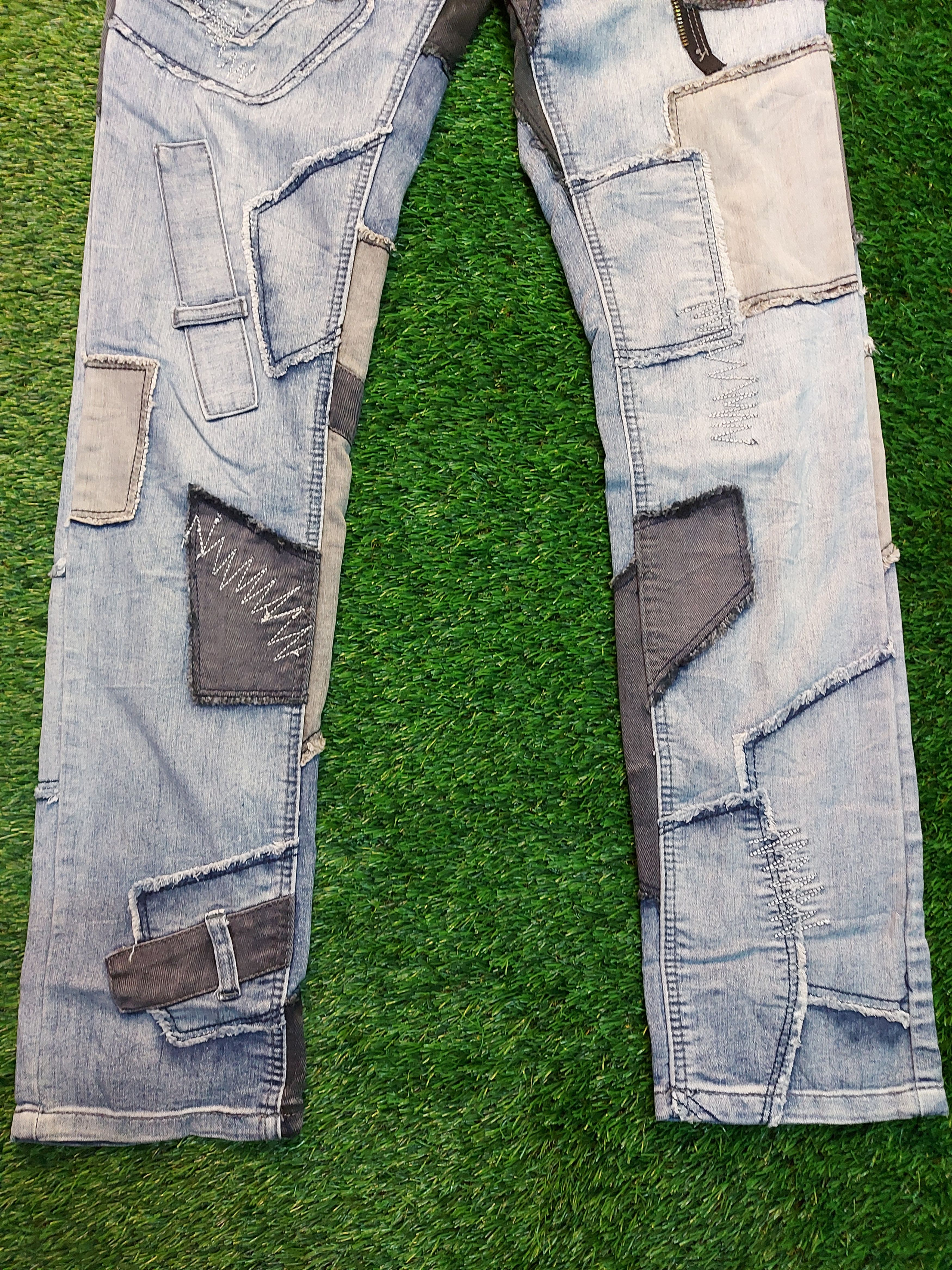 Other (J49) ARTKA - patches jeans Size US 29 - 3 Thumbnail