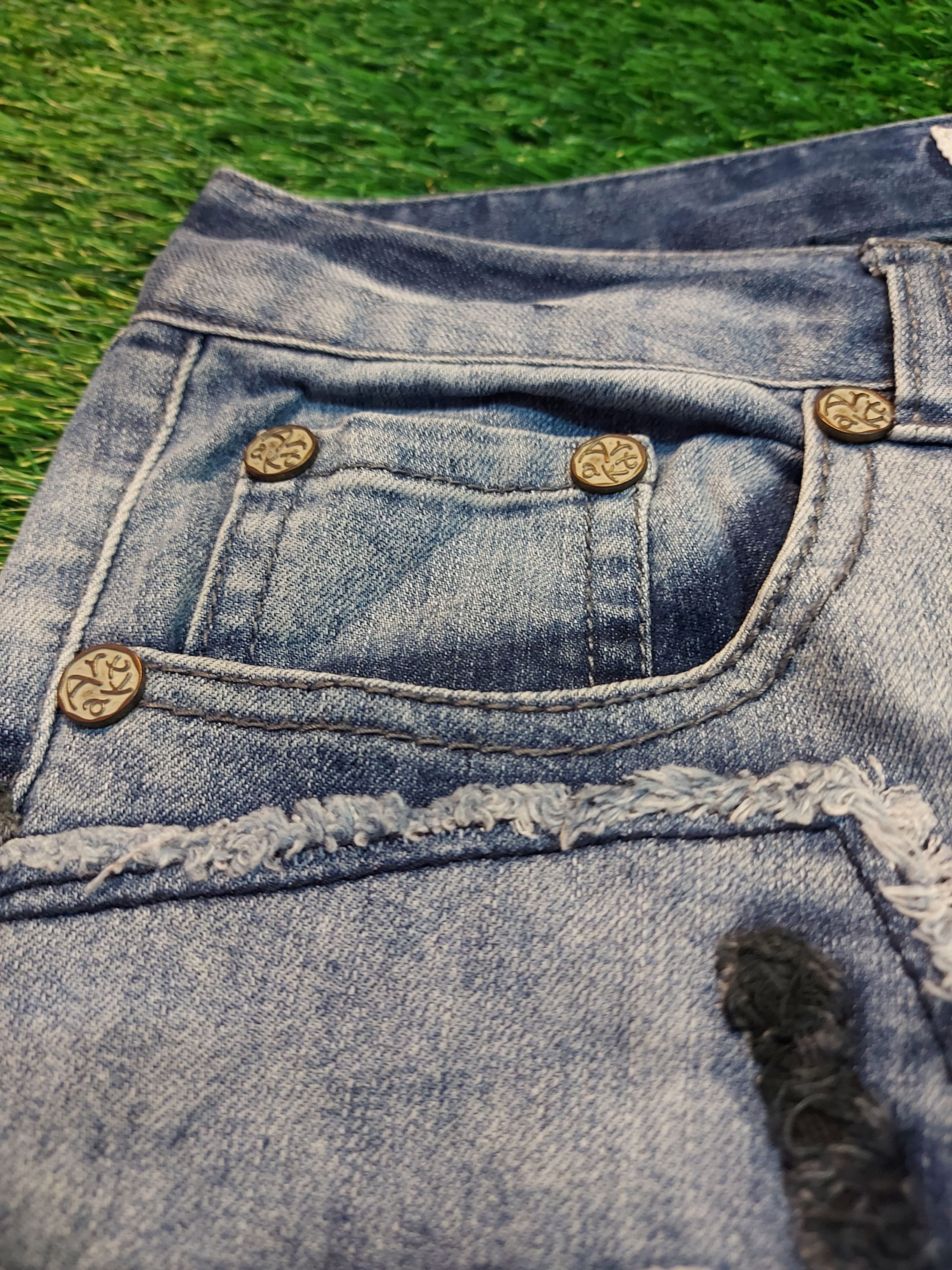 Other (J49) ARTKA - patches jeans Size US 29 - 9 Thumbnail