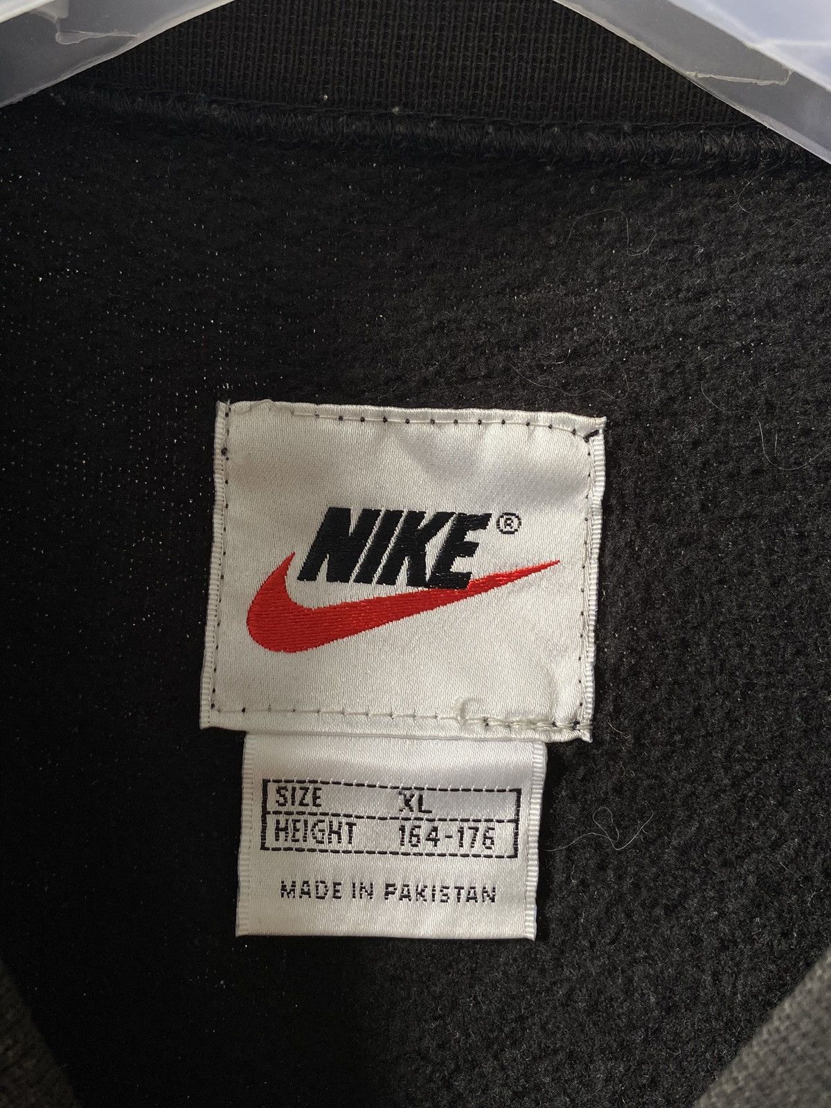 Nike × Vintage Rare Vintage 90’s Nike Big Swoosh Sweatshirt Size US M / EU 48-50 / 2 - 5 Thumbnail
