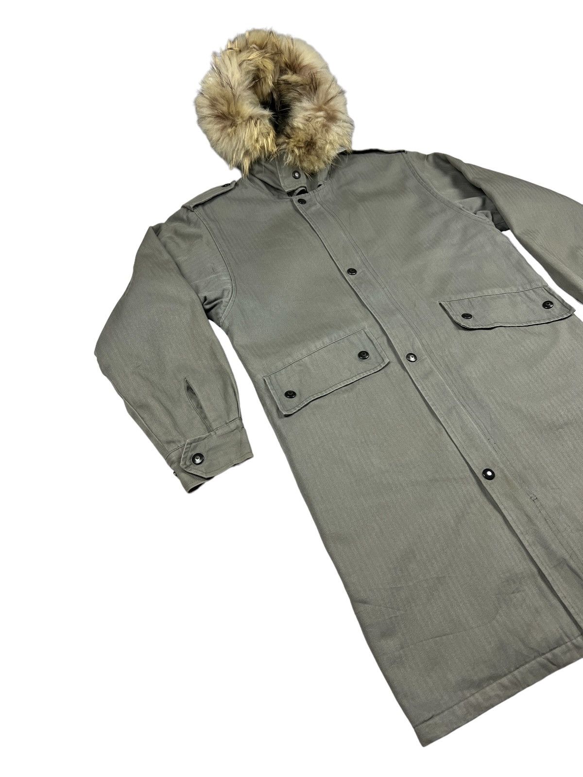 A.P.C. A.P.C 🇫🇷 Military Fur Lined HBT Parka Jacket Size US S / EU 44-46 / 1 - 7 Thumbnail