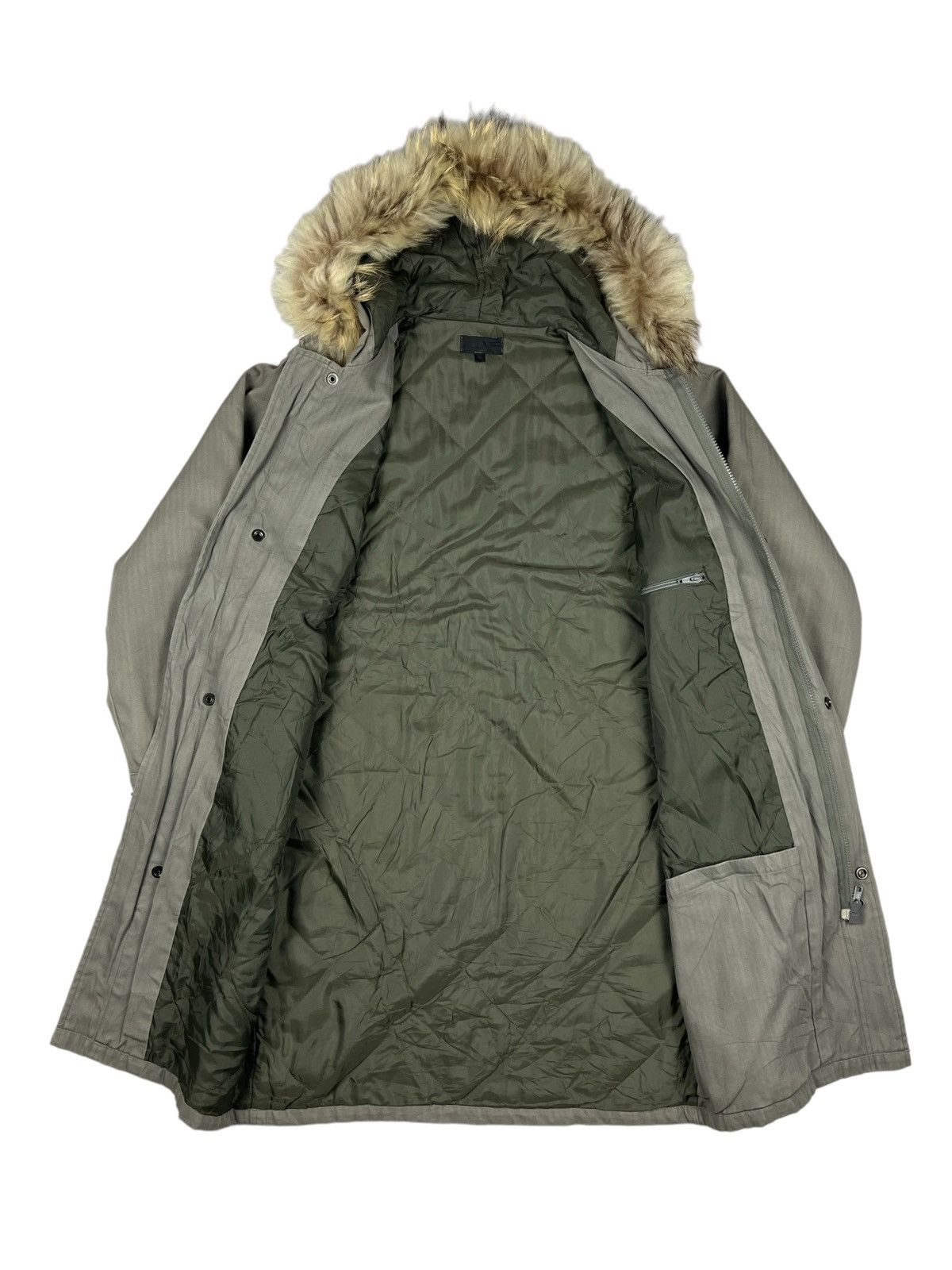 A.P.C. A.P.C 🇫🇷 Military Fur Lined HBT Parka Jacket Size US S / EU 44-46 / 1 - 14 Thumbnail