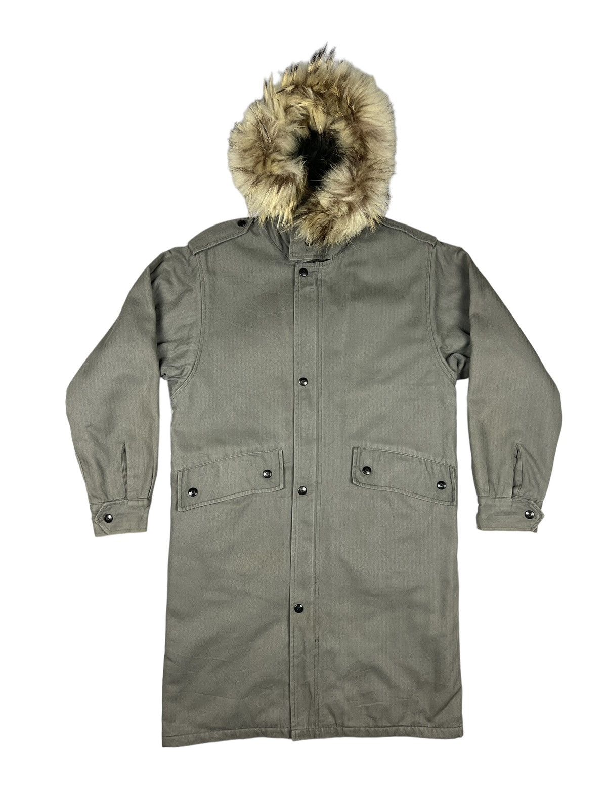 A.P.C. A.P.C 🇫🇷 Military Fur Lined HBT Parka Jacket Size US S / EU 44-46 / 1 - 4 Thumbnail