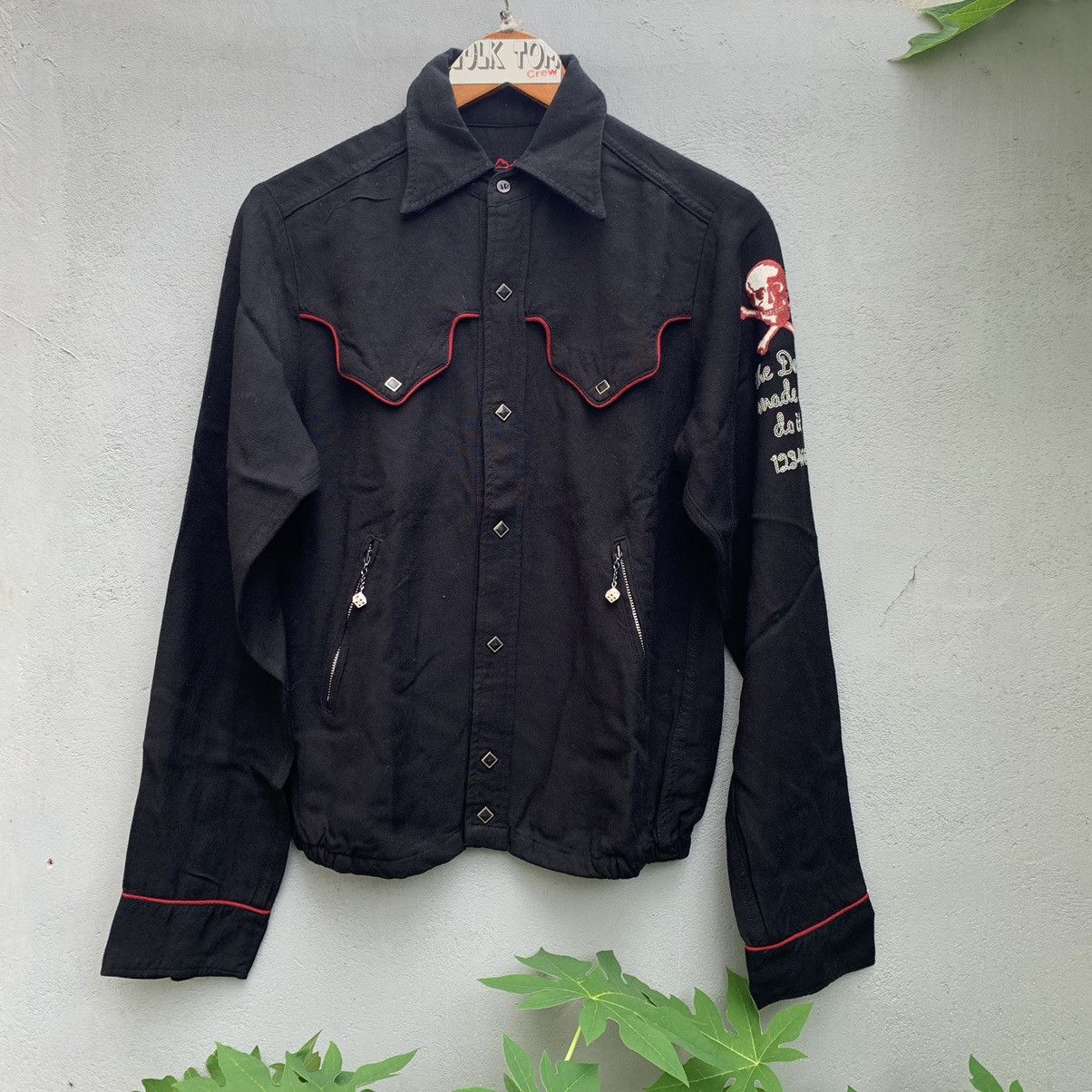 Hysteric Glamour × Japanese Brand HYSTERIC GLAMOUR Skull Dice Shirts Snaps button Nice Stuff! Size US M / EU 48-50 / 2 - 2 Thumbnail
