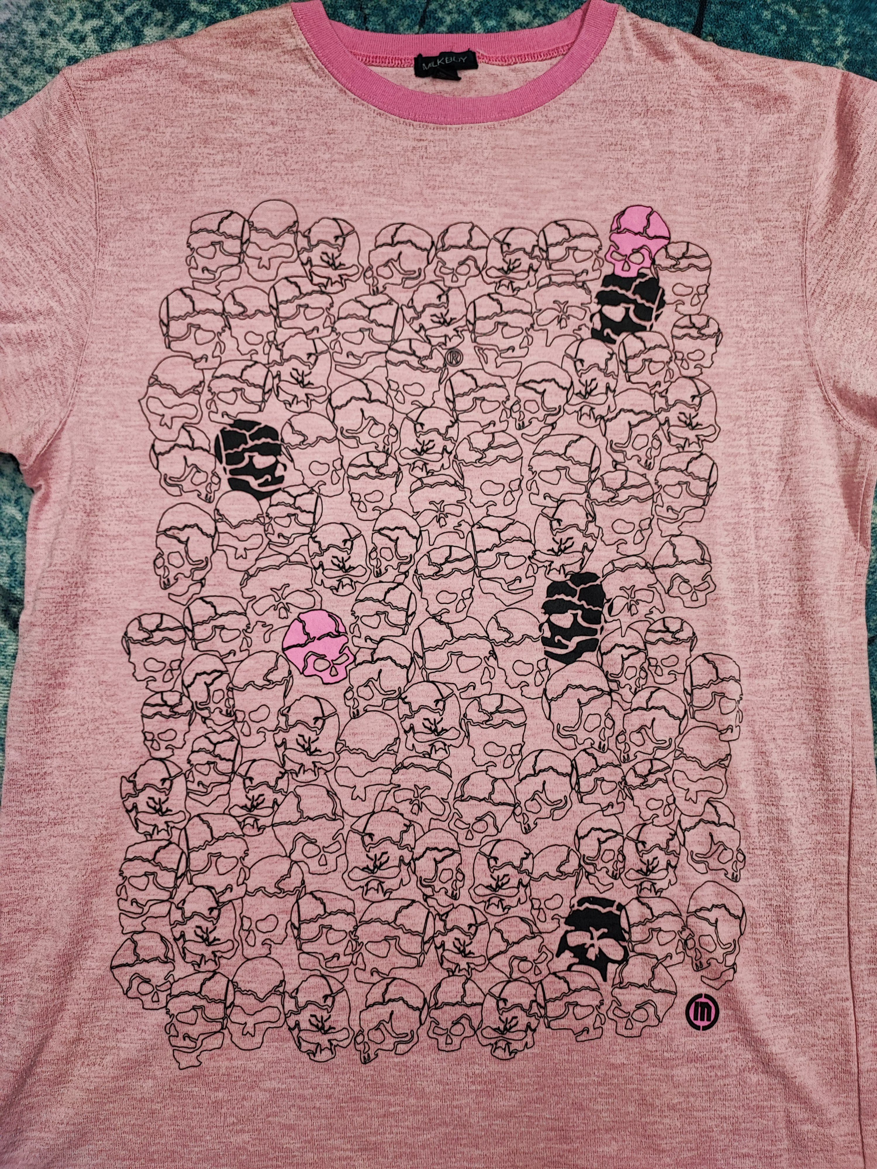 Japanese Brand Rare!! Vintage MilkBoy Skull Art Graffiti T-Shirt Size US M / EU 48-50 / 2 - 3 Thumbnail
