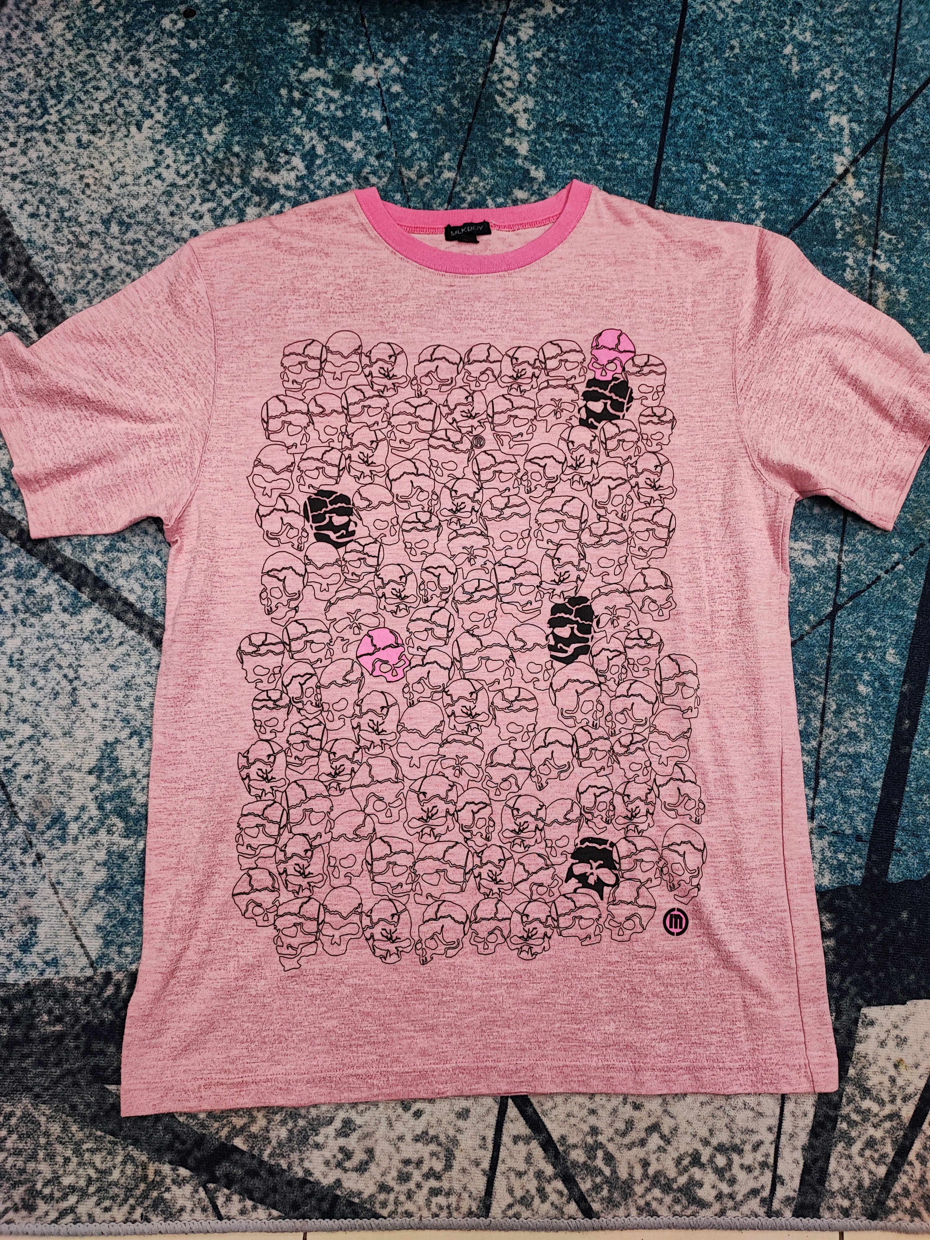 Japanese Brand Rare!! Vintage MilkBoy Skull Art Graffiti T-Shirt Size US M / EU 48-50 / 2 - 4 Thumbnail