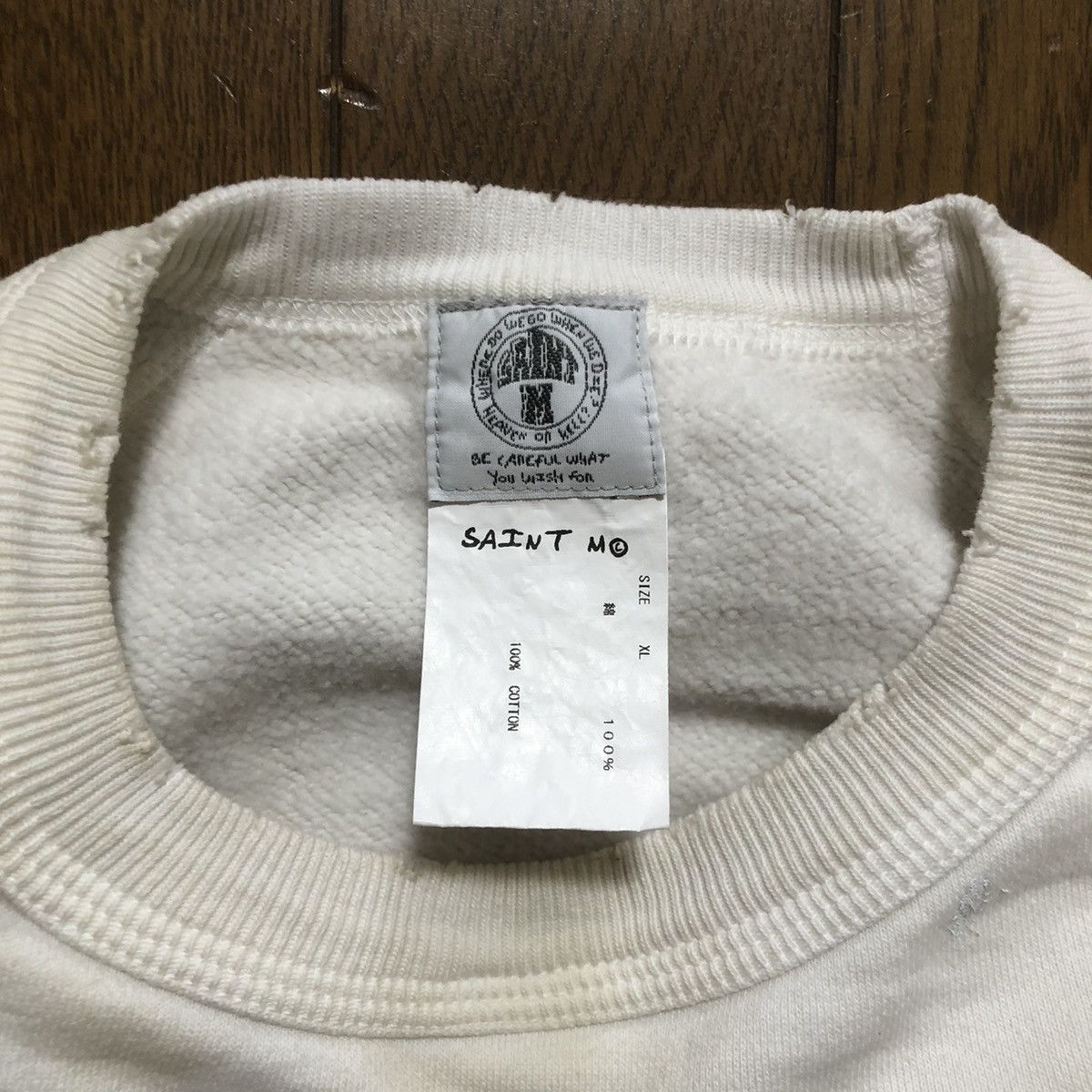Japanese Brand × READYMADE × Saint Michael Saint Michael ANATOMY OF ANGEL SWEATSHIRT Size US XL / EU 56 / 4 - 5 Thumbnail