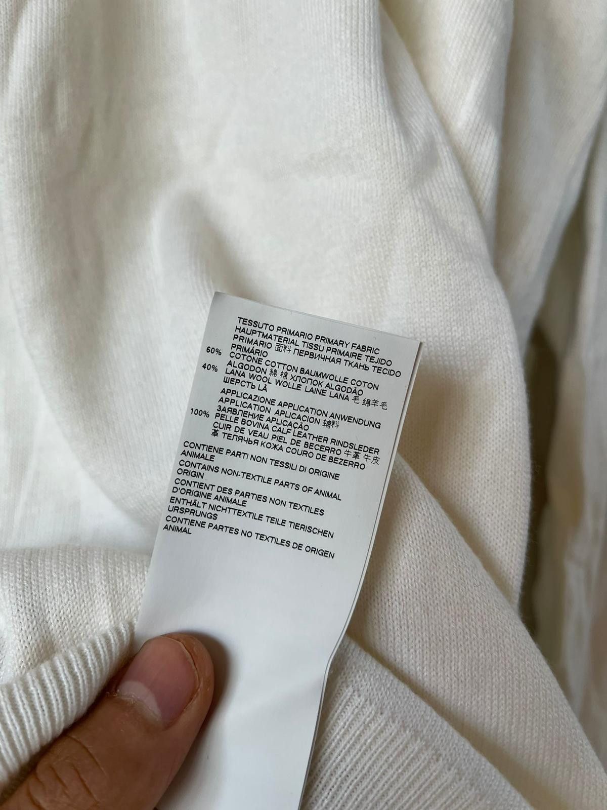 Maison Margiela Wool Elbow Patch Turtleneck in White Size US L / EU 52-54 / 3 - 15 Thumbnail