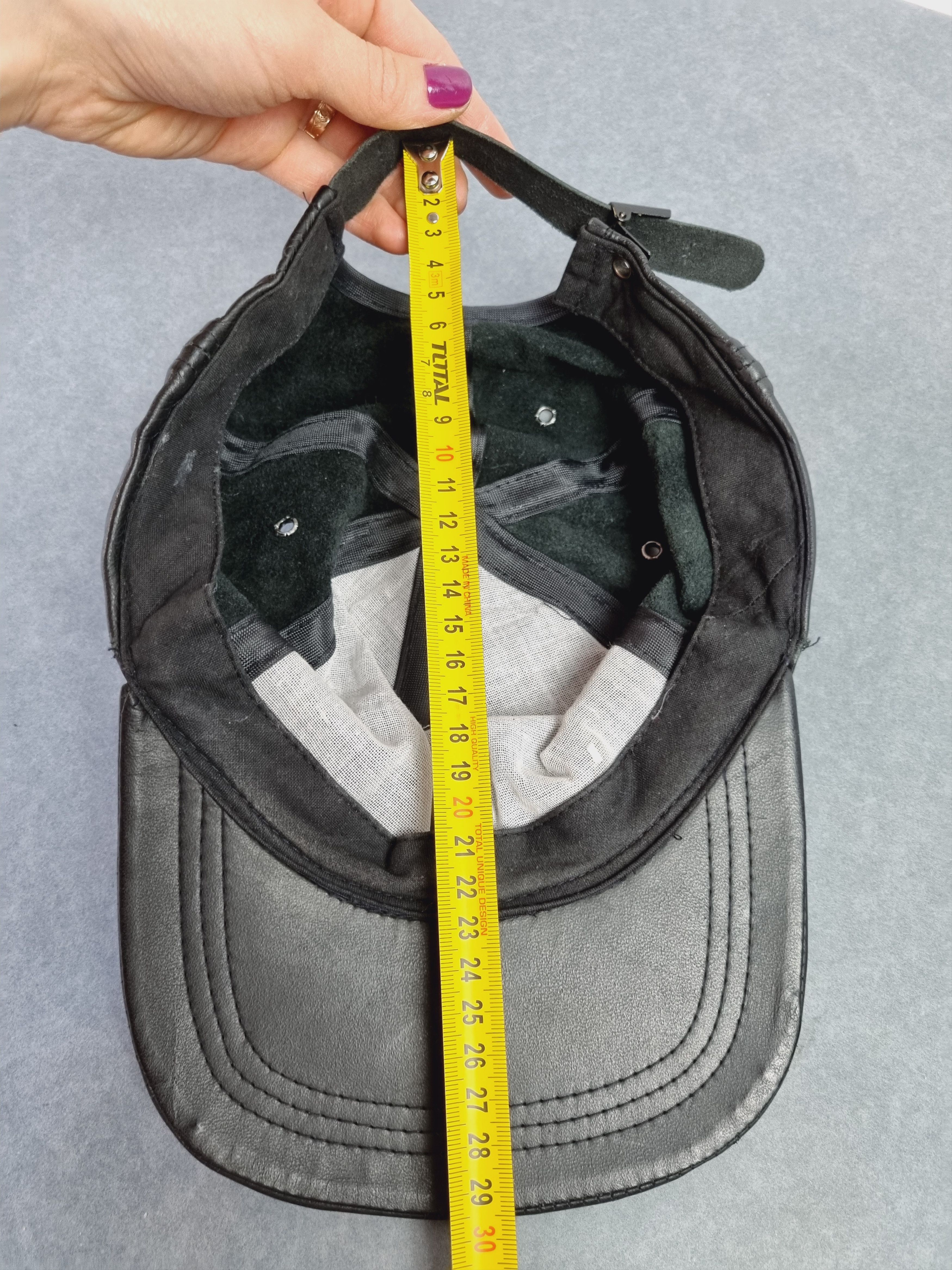 Genuine Leather × Leather × MCM Rare MCM Leather Cap Vintage Size ONE SIZE - 8 Thumbnail