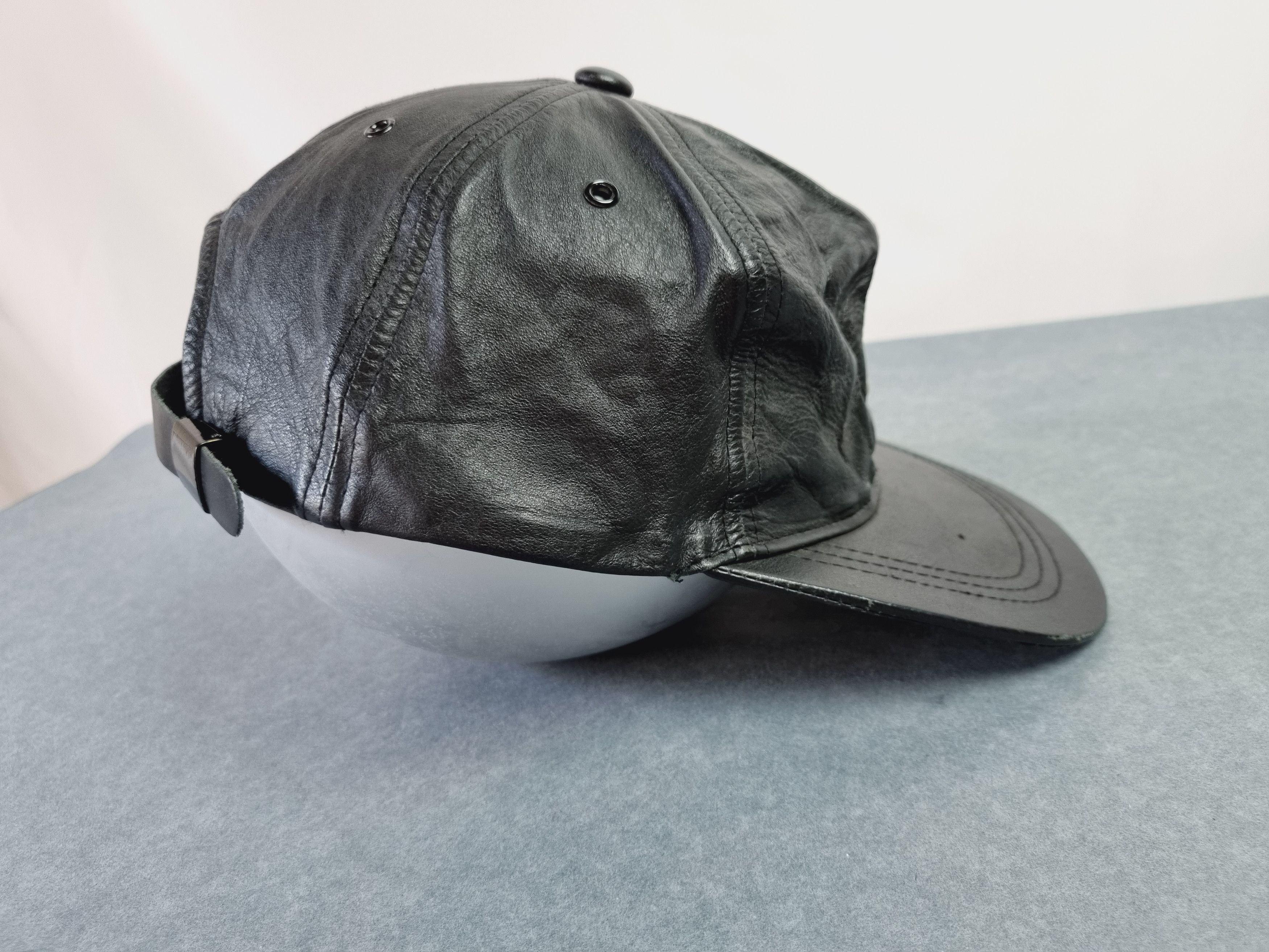 Genuine Leather × Leather × MCM Rare MCM Leather Cap Vintage Size ONE SIZE - 4 Thumbnail