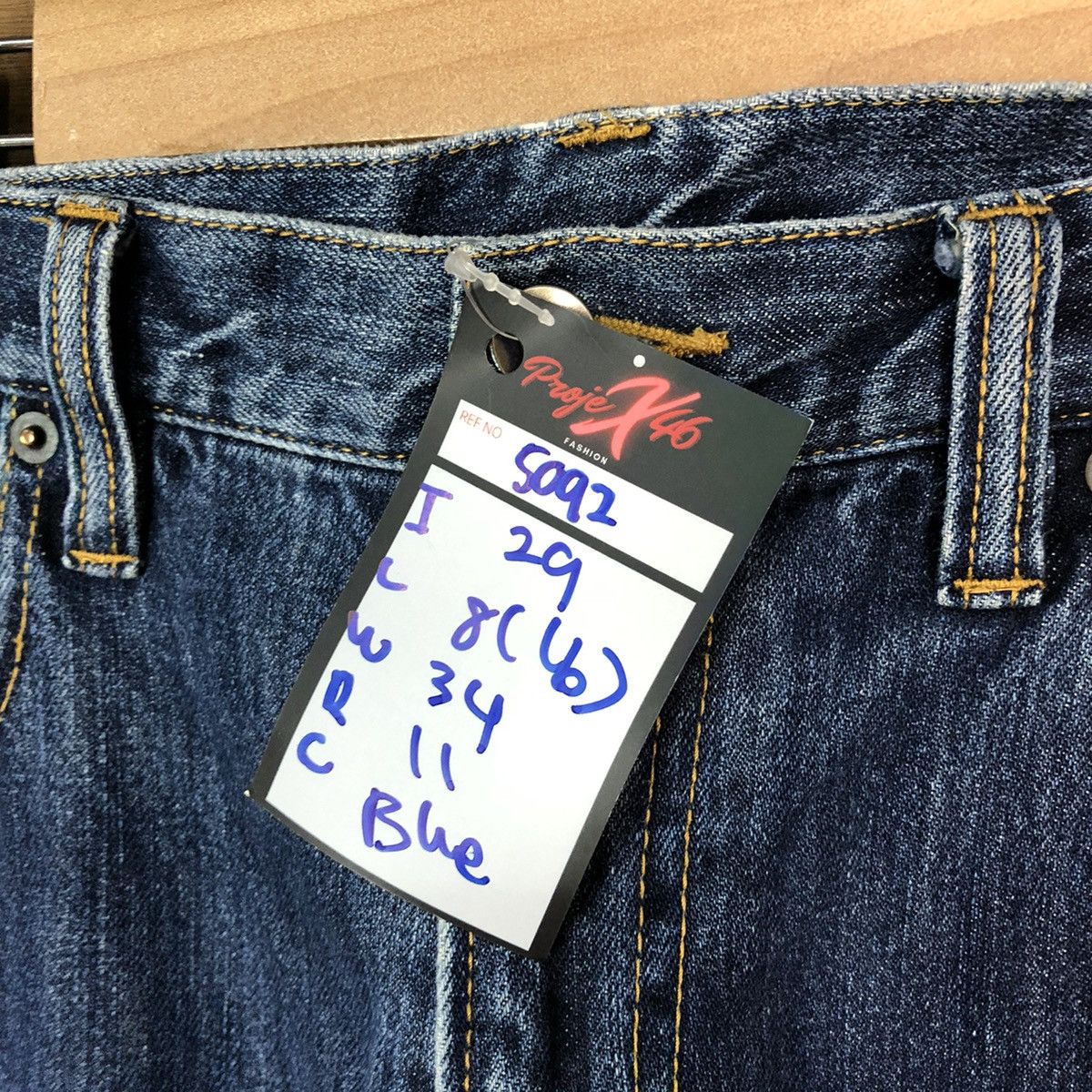 Japanese Brand Japanese Brand Distressed Denim Pants #5092 Size US 34 / EU 50 - 8 Thumbnail