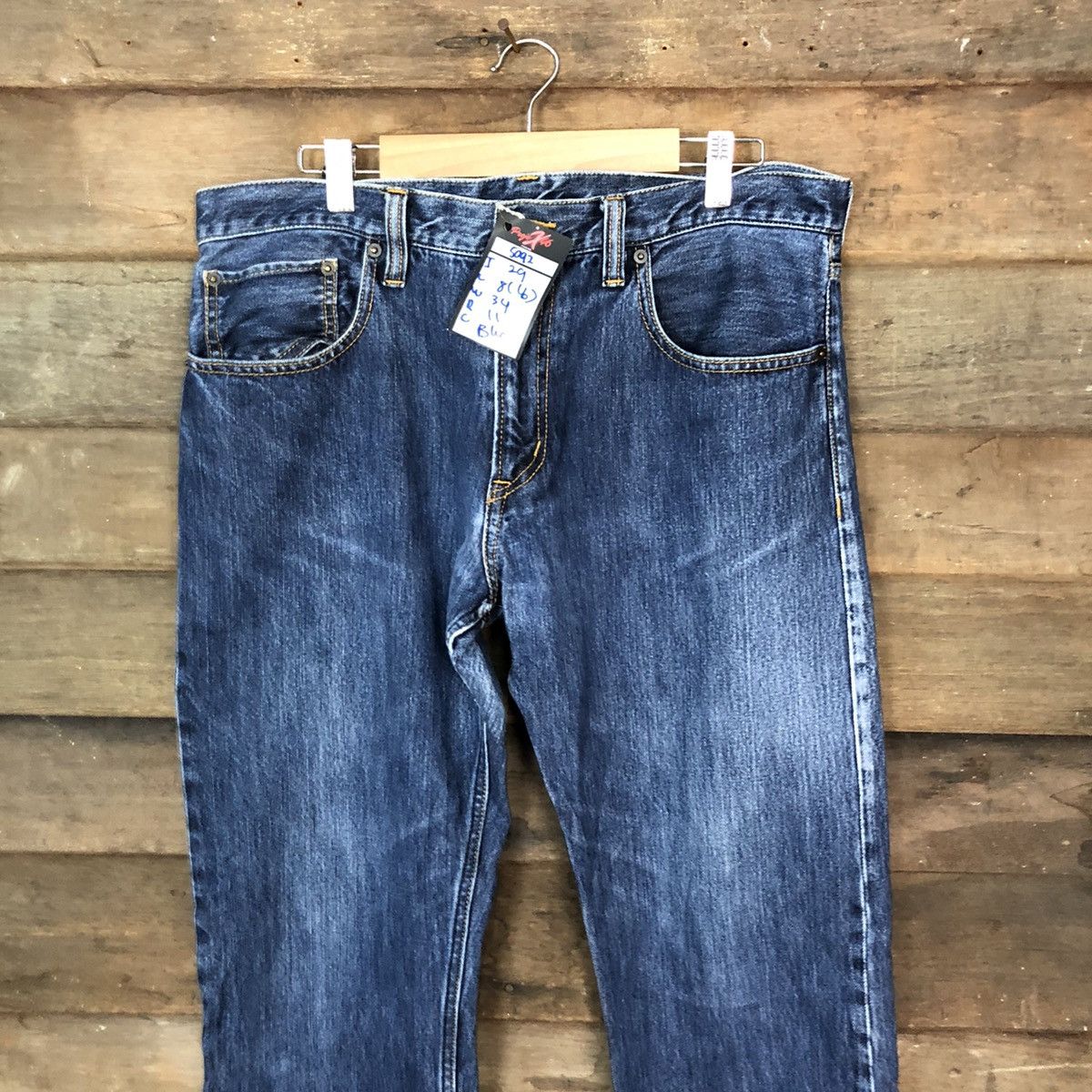 Japanese Brand Japanese Brand Distressed Denim Pants #5092 Size US 34 / EU 50 - 2 Thumbnail