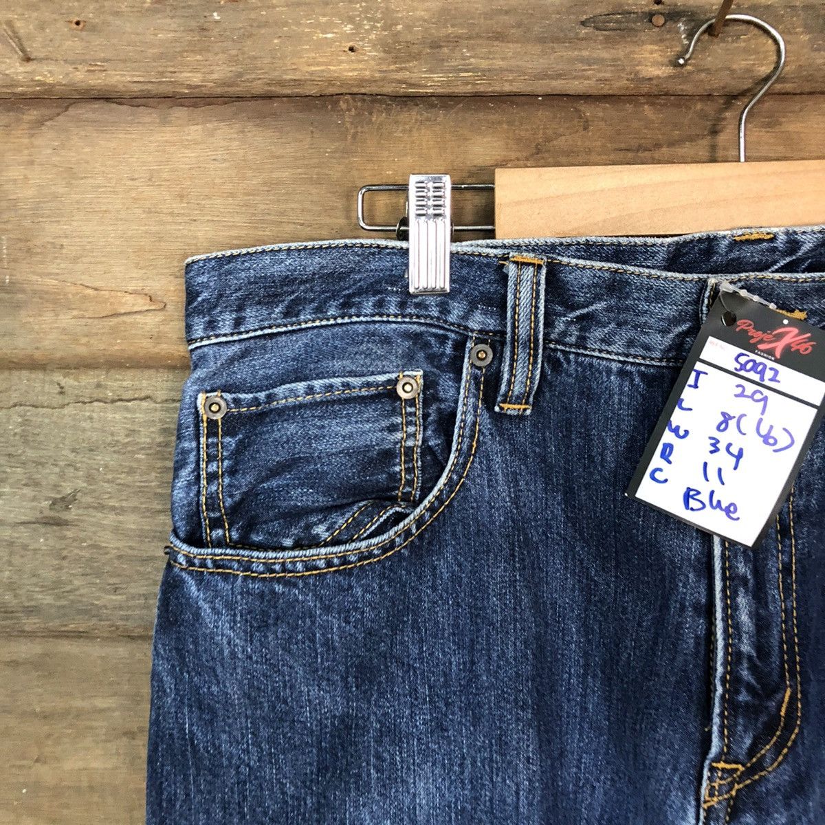 Japanese Brand Japanese Brand Distressed Denim Pants #5092 Size US 34 / EU 50 - 4 Thumbnail