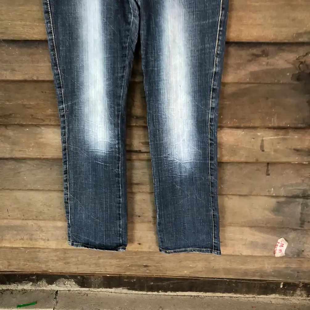 Japanese Brand Mer Lassete Blue Distressed Denim Pants #5091 Size 33" - 13 Thumbnail