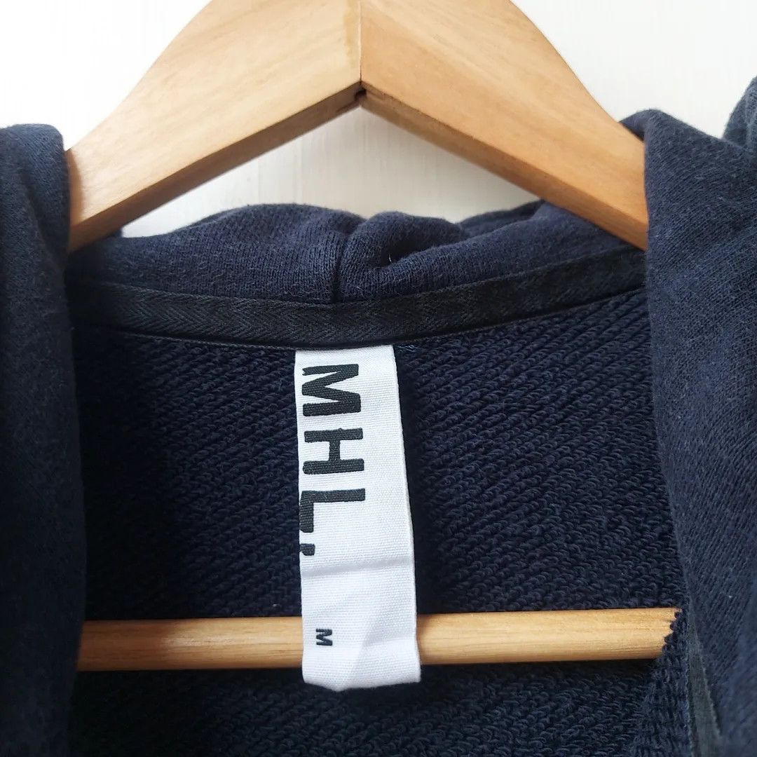 Margaret Howell MHL Margaret Howell Plain Navy Zip Hoodie Size US M / EU 48-50 / 2 - 5 Thumbnail