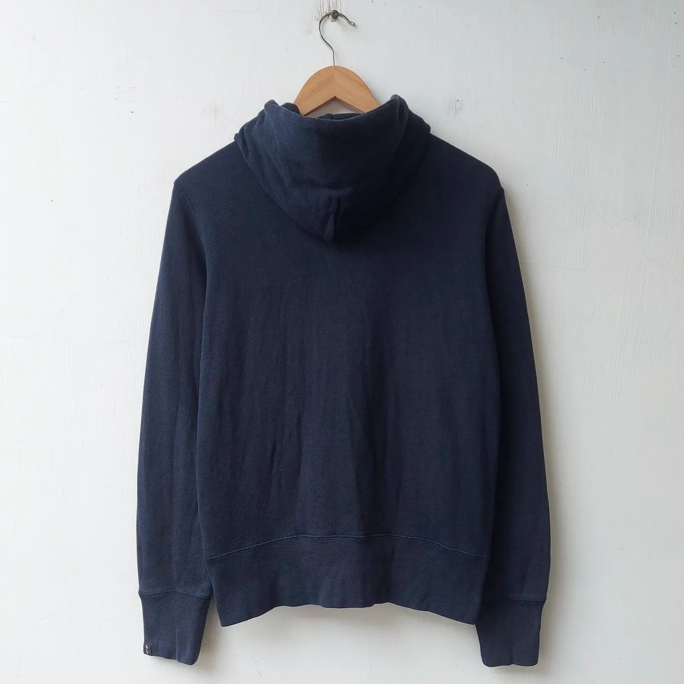 Margaret Howell MHL Margaret Howell Plain Navy Zip Hoodie Size US M / EU 48-50 / 2 - 2 Thumbnail