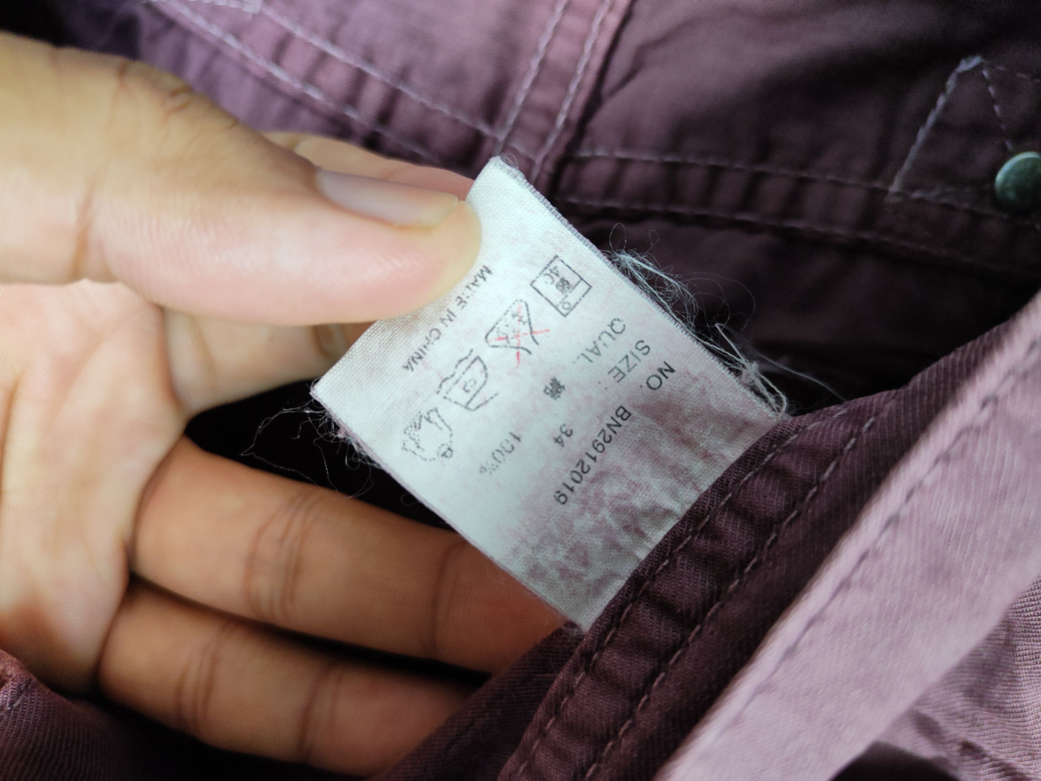 Japanese Brand × Vintage Back Number Purple buckle back pants #4688 Size US 34 / EU 50 - 14 Thumbnail