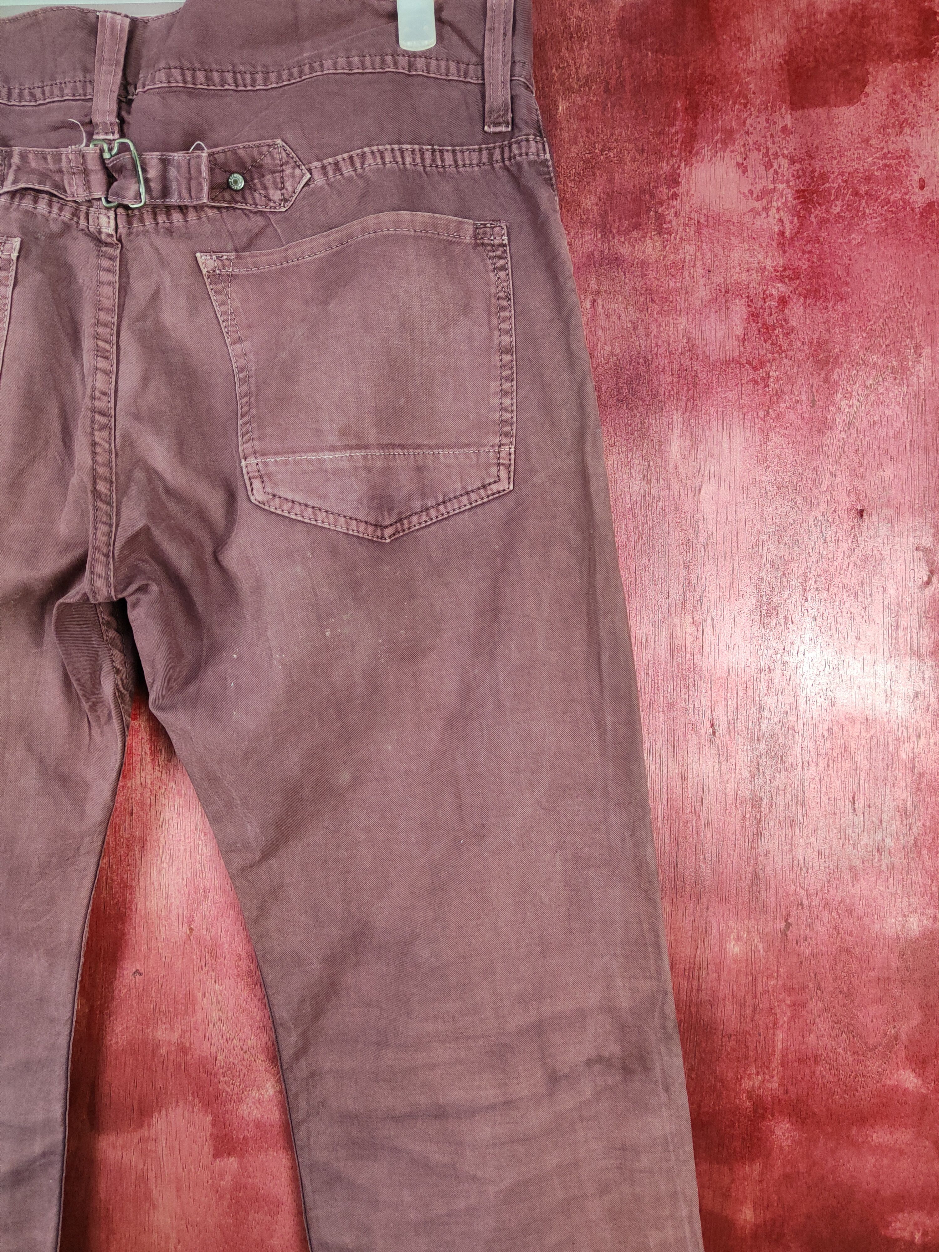 Japanese Brand × Vintage Back Number Purple buckle back pants #4688 Size US 34 / EU 50 - 11 Thumbnail