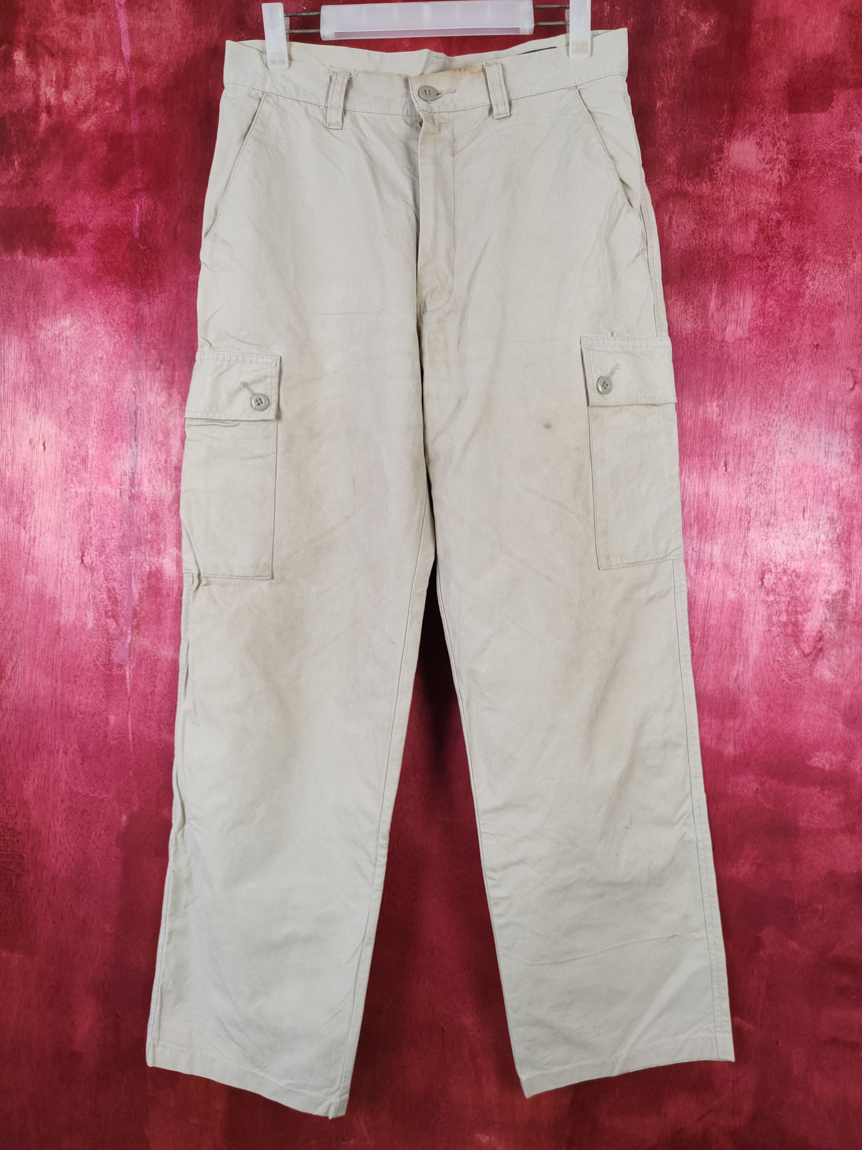 Unique Clothing Brown multi pocket tactical pant #4671