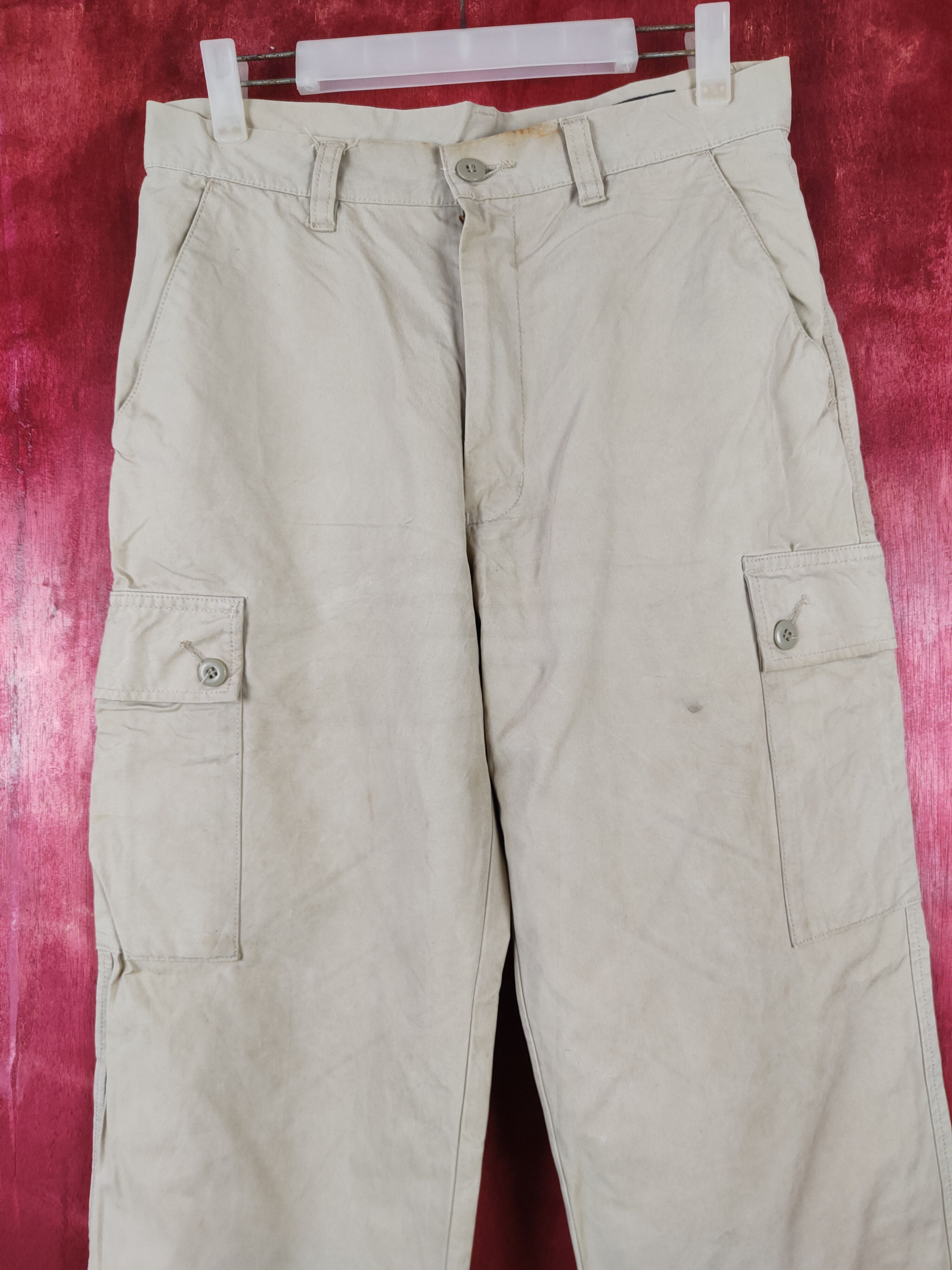 Japanese Brand × Vintage Unique Clothing Brown multi pocket tactical pant #4671 Size US 30 / EU 46 - 2 Thumbnail